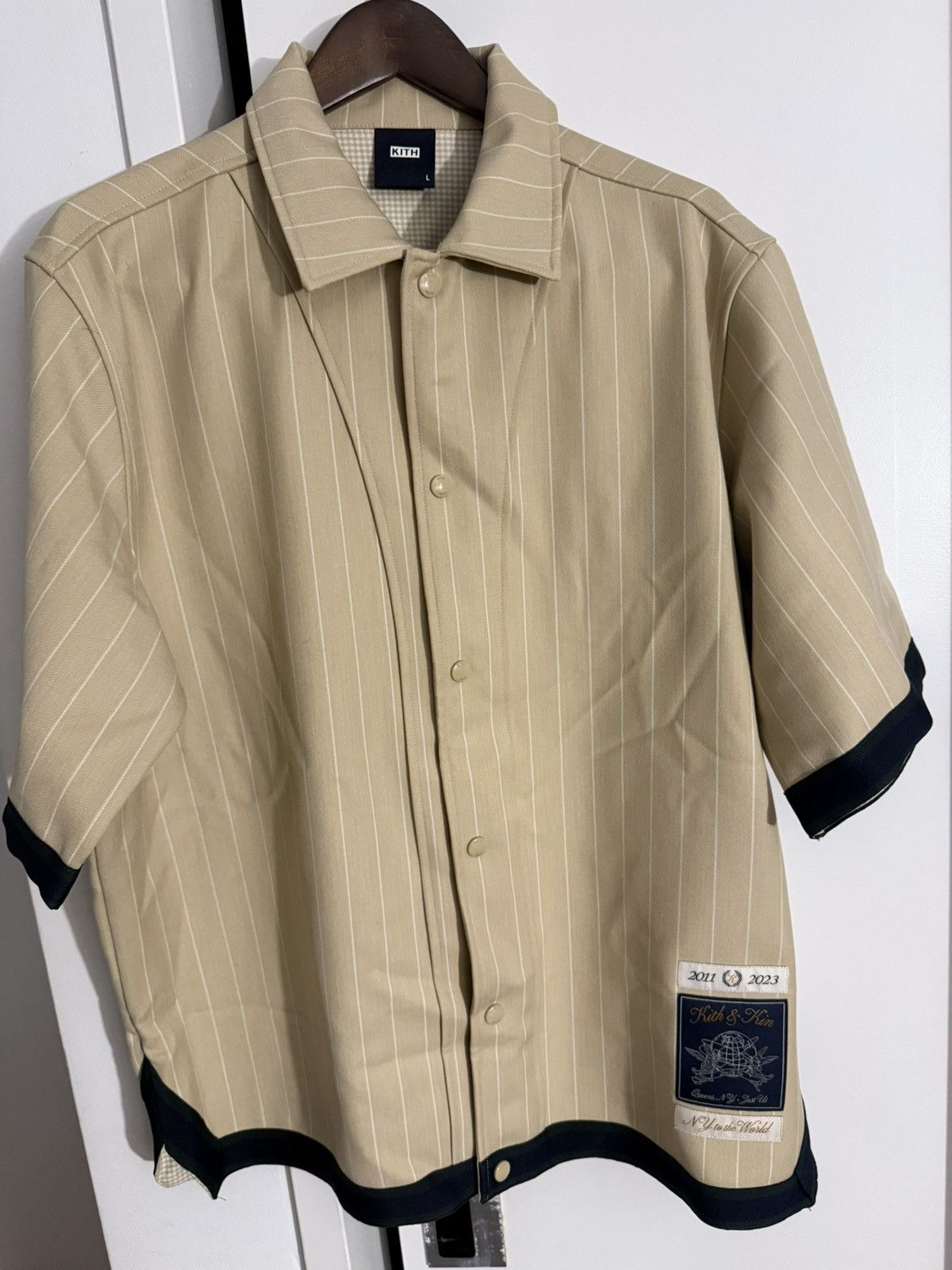 Kith Kith Pinstripe Woodpoint Shooting Shirt Size US L / EU 52-54 / 3 - 2 Thumbnail