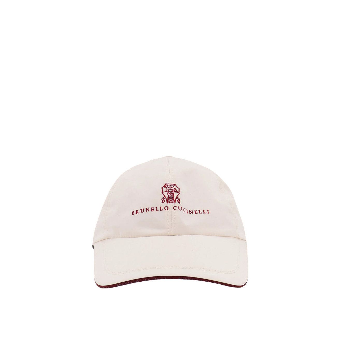 Brunello Cucinelli BRUNELLO CUCINELLI White Baseball Cap New & Authentic (Men's Size ONE SIZE - 1 Thumbnail