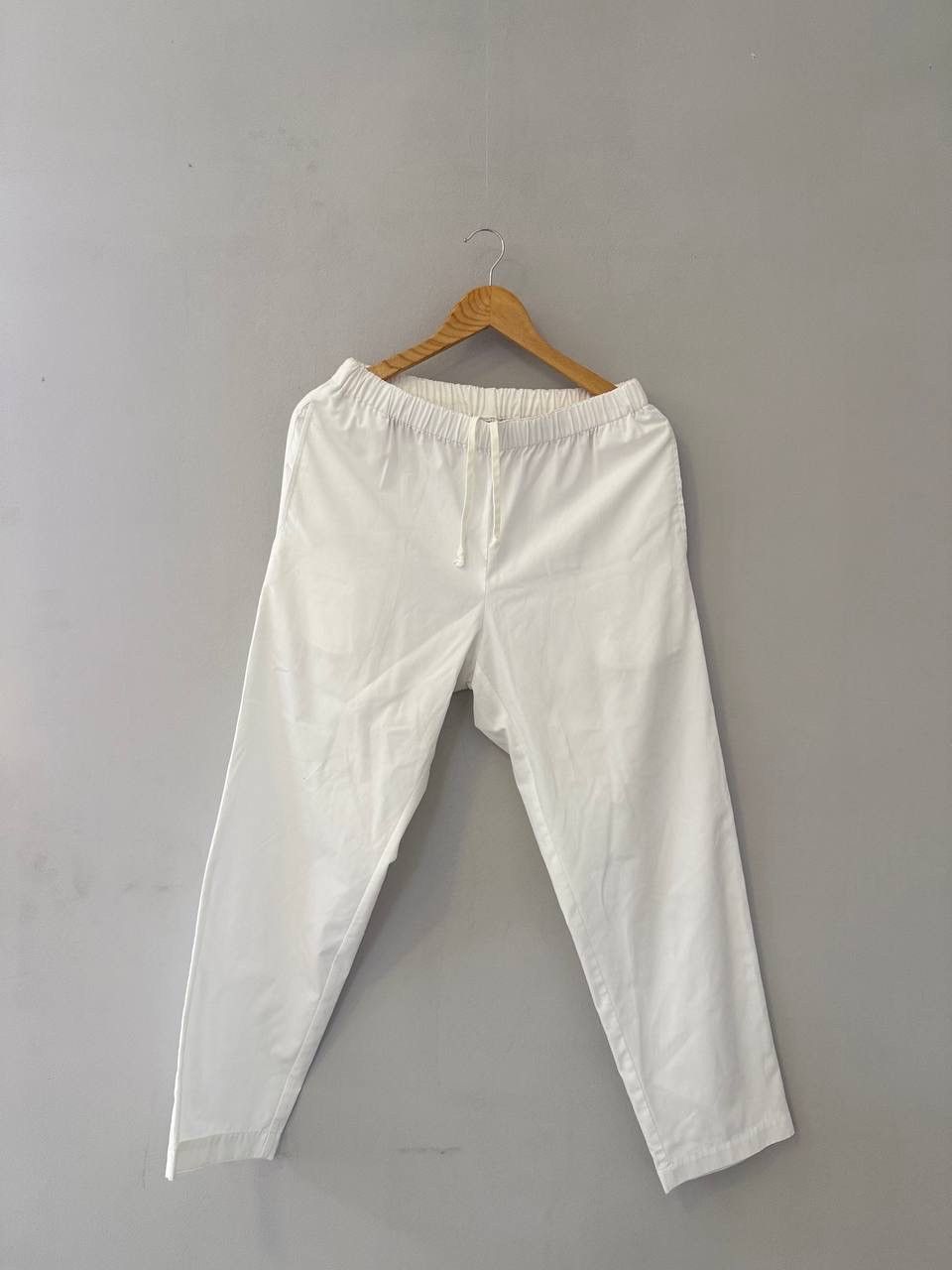 Comme des Garcons Comme des Garcons Comme des Garcons White Wide leg pants Size 30" / US 8 / IT 44 - 1 Thumbnail