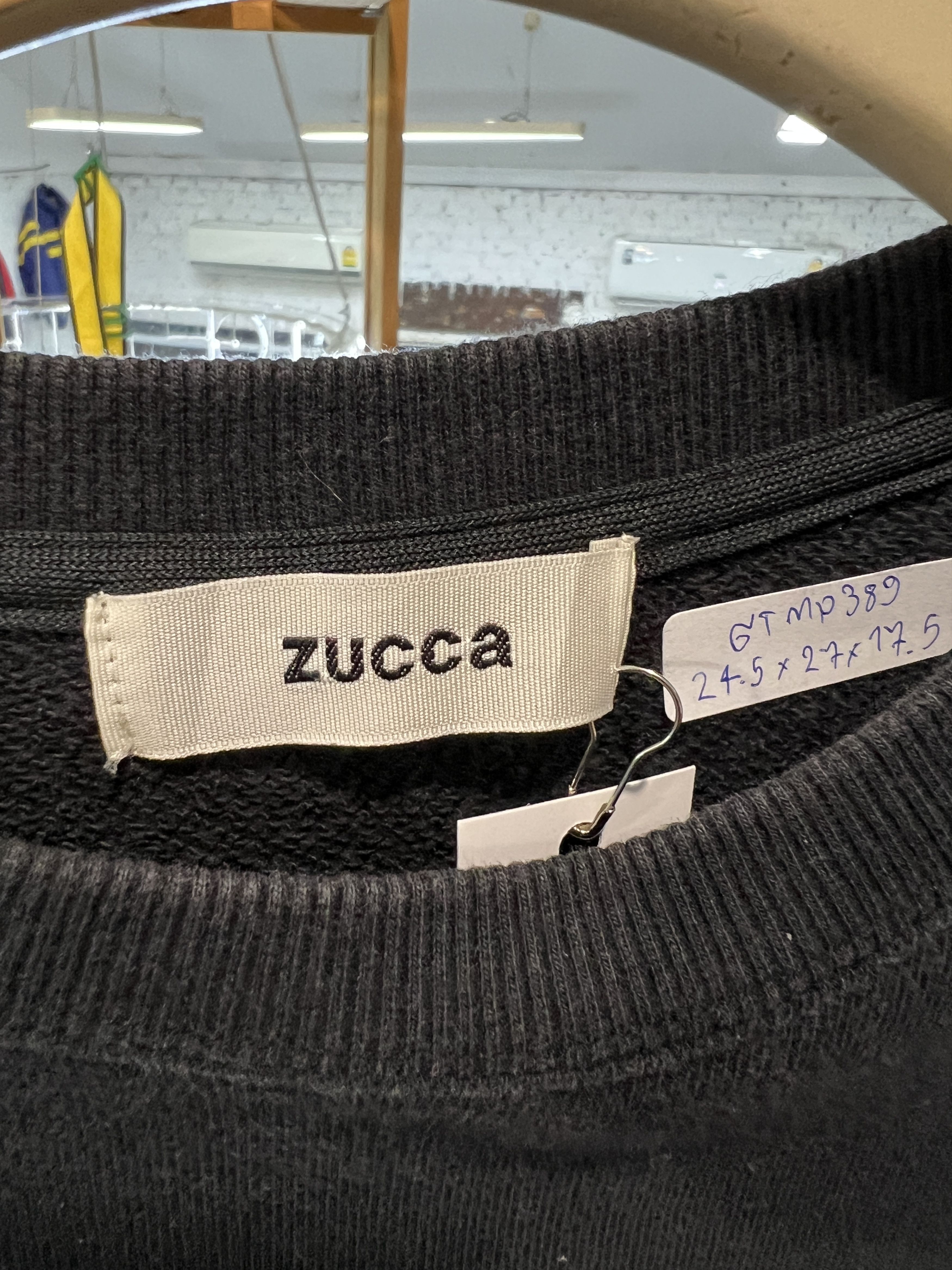 Zucca ZUCCa by ISSEY MIYAKE Felt Logo Sweatshirt (M) GTMP389 Size US M / EU 48-50 / 2 - 3 Thumbnail