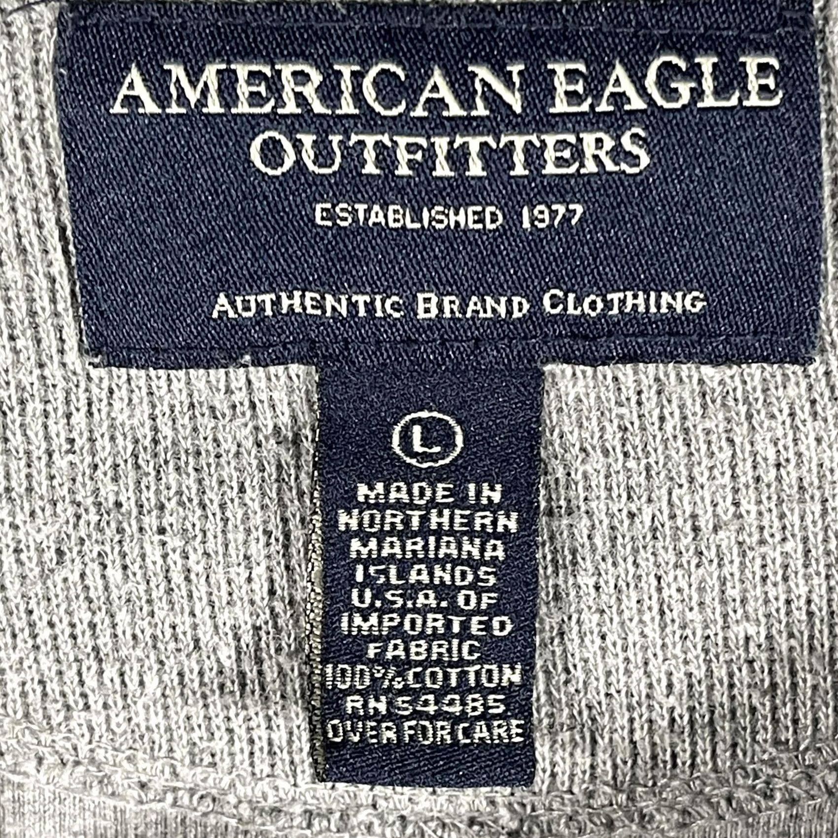 American Eagle Outfitters American Eagle Outfitters Sweater Mens Large Gray Crewneck Striped Made USA Size US L / EU 52-54 / 3 - 5 Thumbnail