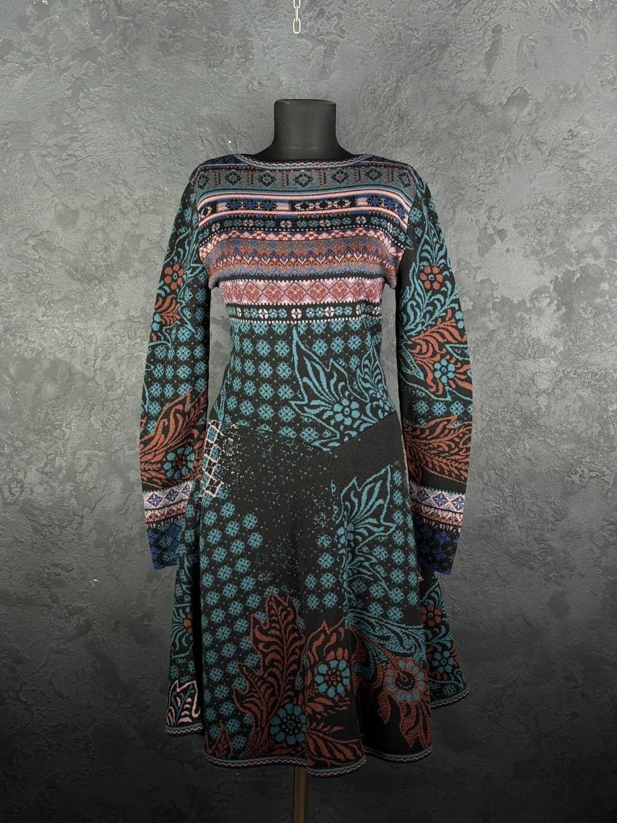 Other Ivko Woman Handwritten Emotions Wool Midi Dress Women’s Size S / US 4 / IT 40 - 1 Thumbnail