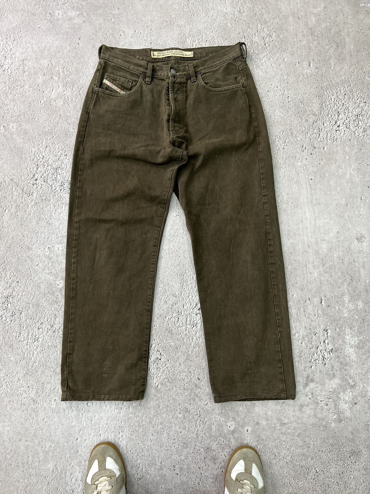 Diesel × Vintage Diesel Distressed Pants Vintage Dirty Faded Y2K Size US 34 / EU 50 - 1 Thumbnail