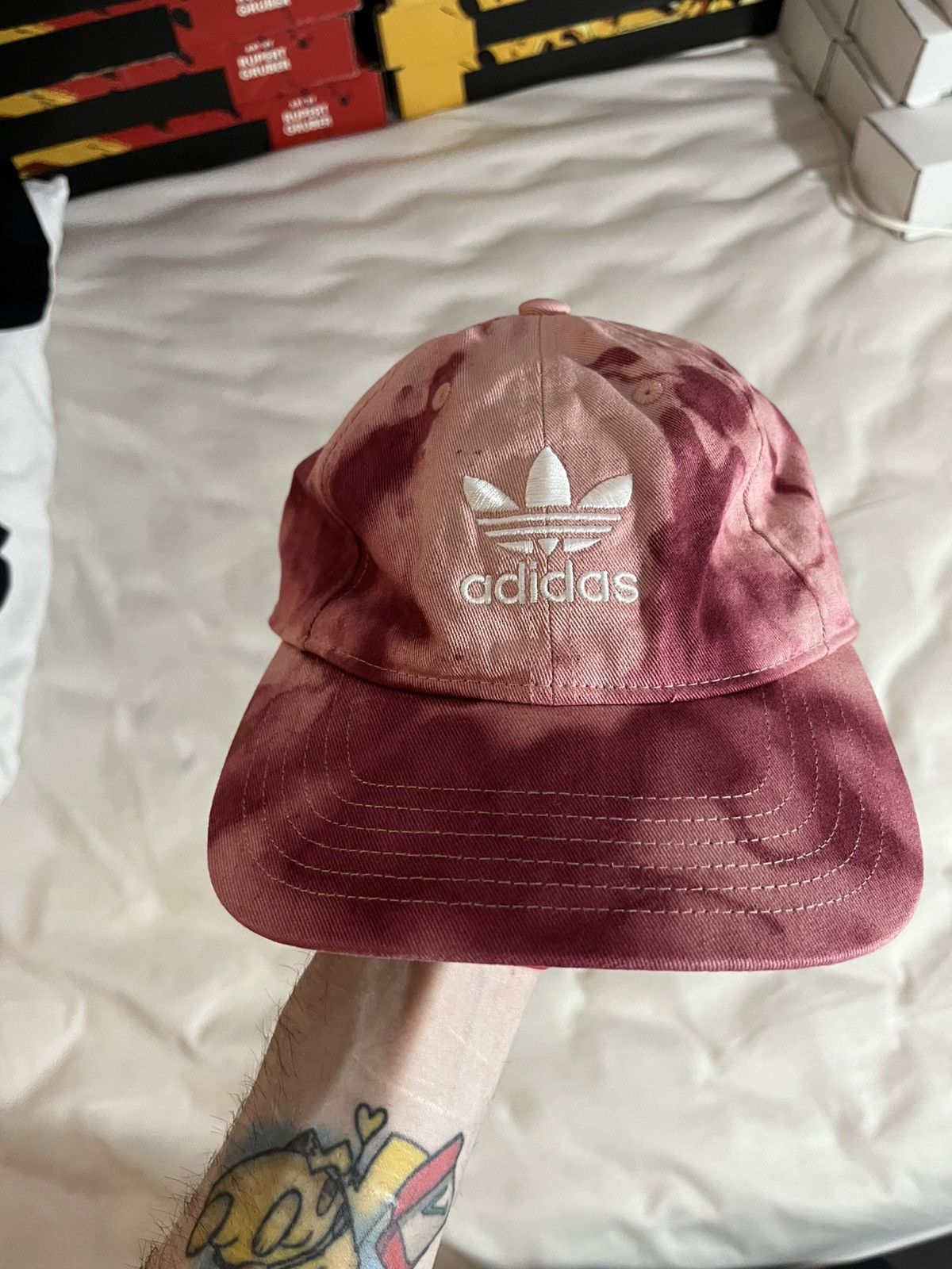 Adidas Adidas pink dyed hat Size ONE SIZE - 1 Thumbnail
