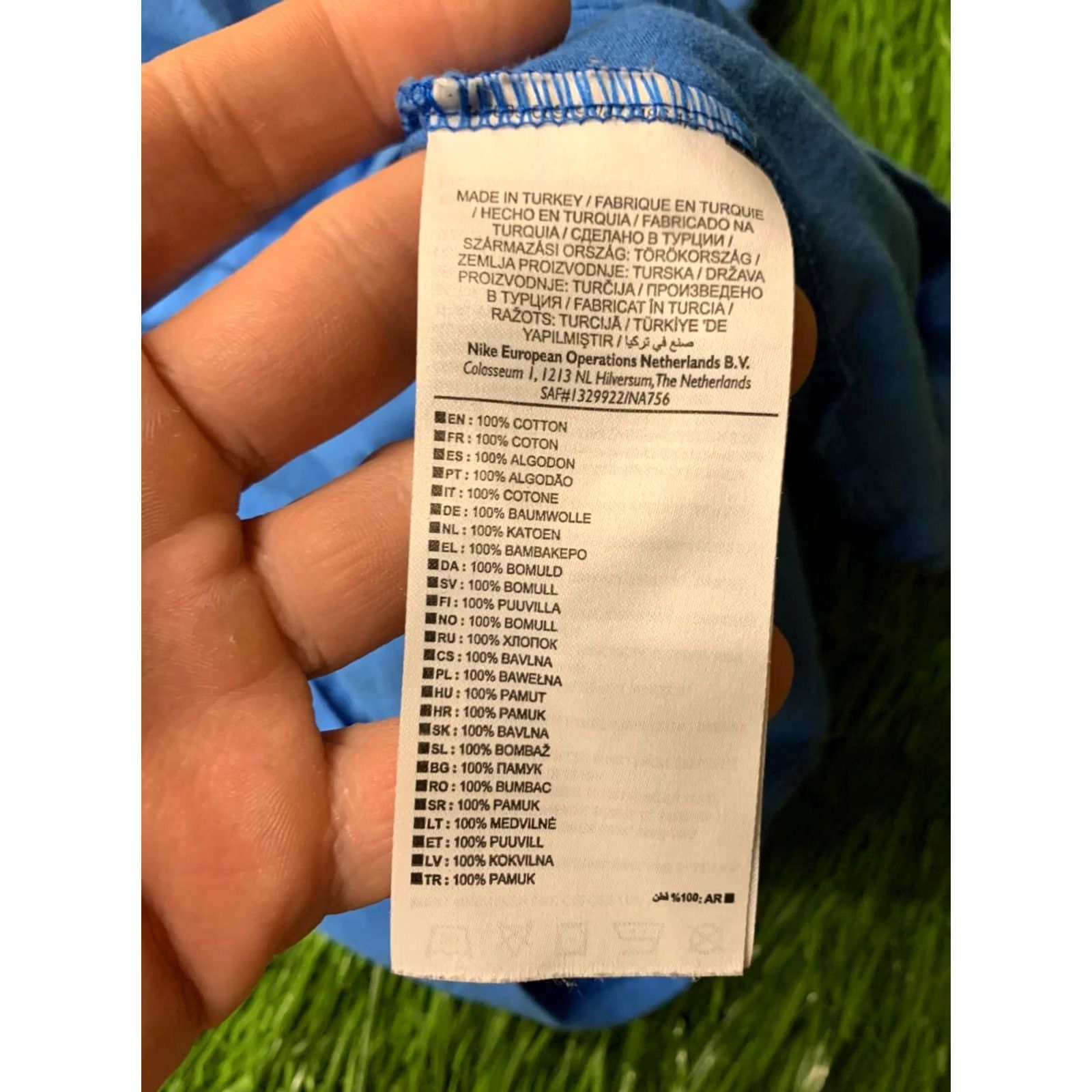 Nike NIKE T-Shirt Men Casual Sleeveless Vest 2016 Blue M Medium Slim Solid Logo 100% Cotton jersey Vintage No Size US M / EU 48-50 / 2 - 5 Thumbnail