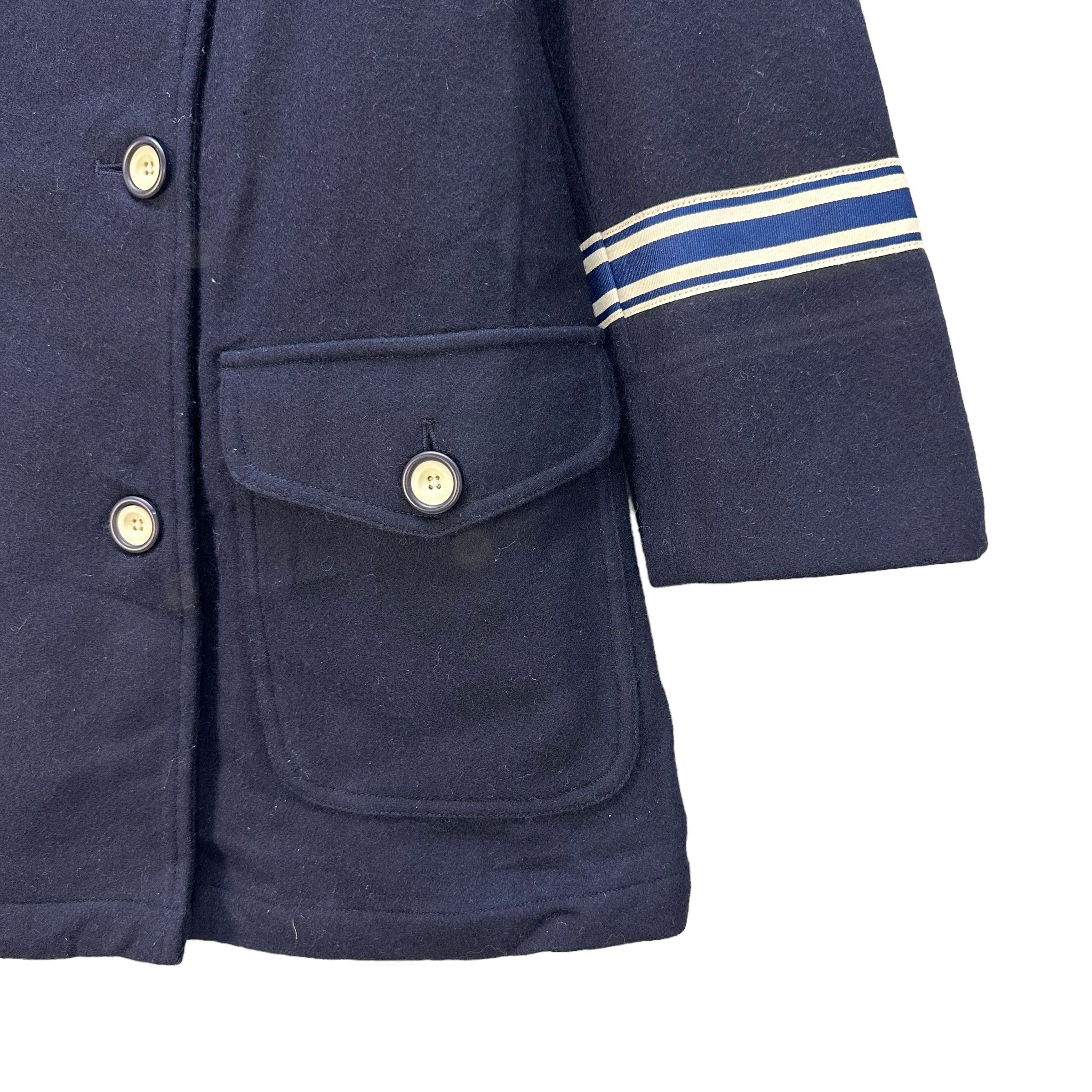 Armani ARAMNI JEANS WOOL RAYON DOUBLE BREASTED COAT #8994-46 Size US S / EU 44-46 / 1 - 5 Thumbnail