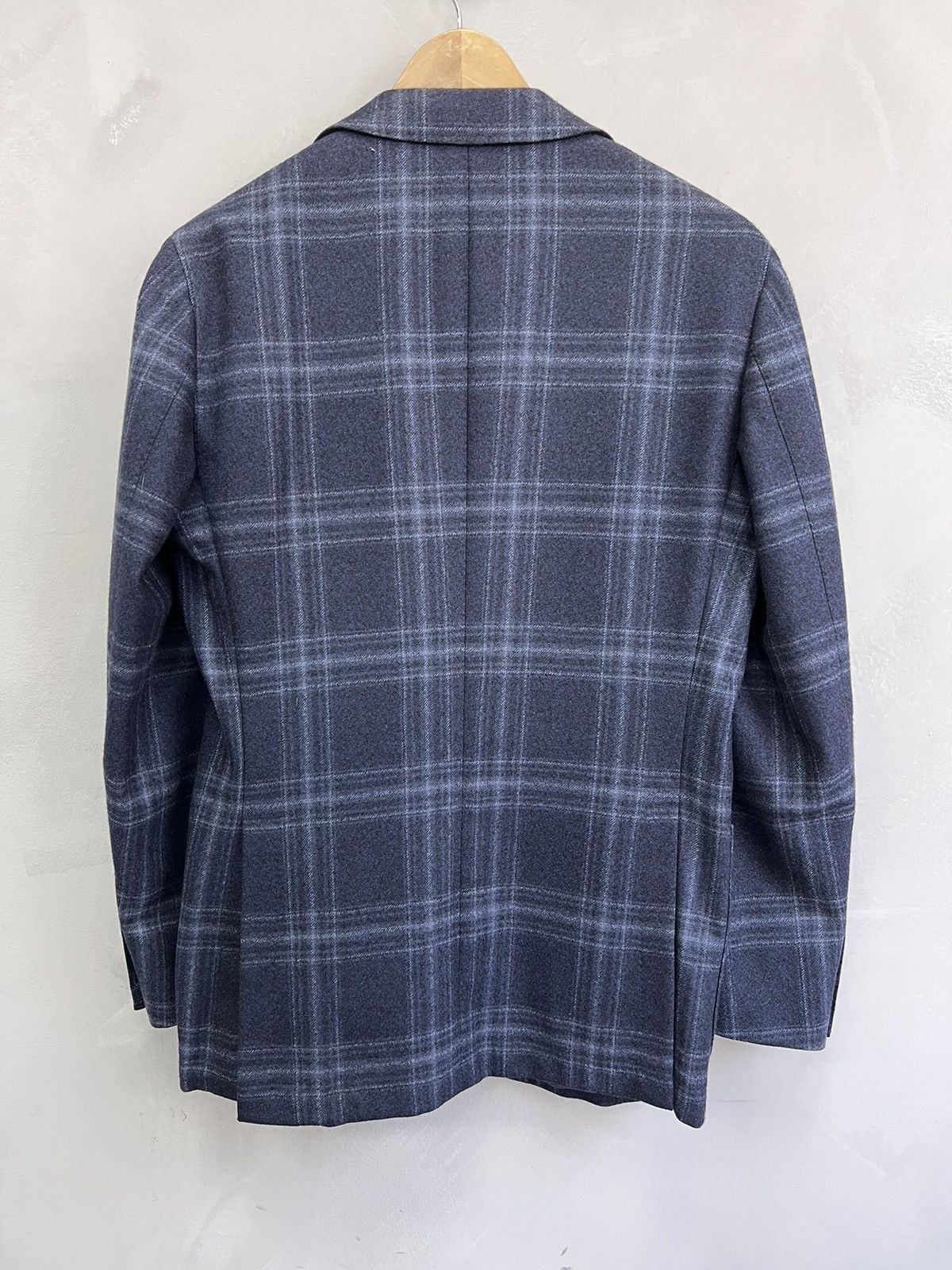 Designer × Suitsupply SUITSUPPLY Blazer Jacket HAVANA HL Navy CHECK Wool EU48 Size 48R - 12 Thumbnail