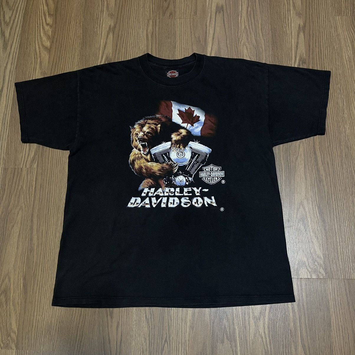 Harley Davidson × Vintage Vintage Harley Davidson 1999 Canada tee Size US XL / EU 56 / 4 - 3 Thumbnail