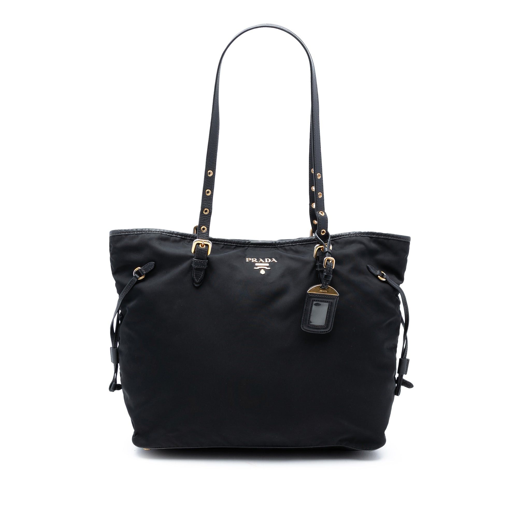 Prada Saffiano Trimmed Tessuto Tote Size ONE SIZE - 1 Thumbnail