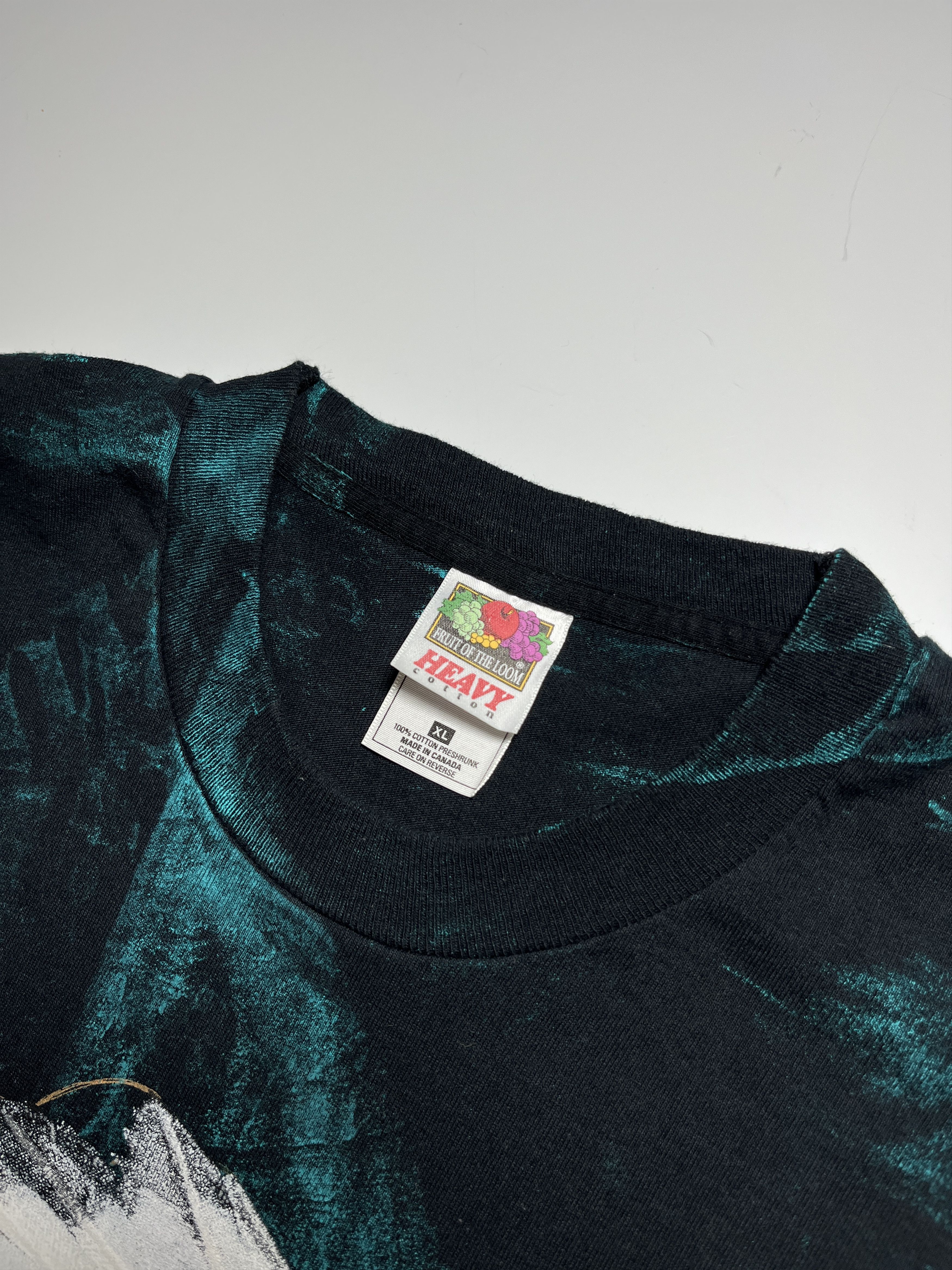 Native × Vintage Vintage 90s Fruit Of The Loom Indian All Over Print T-Shirt Size US XL / EU 56 / 4 - 9 Thumbnail