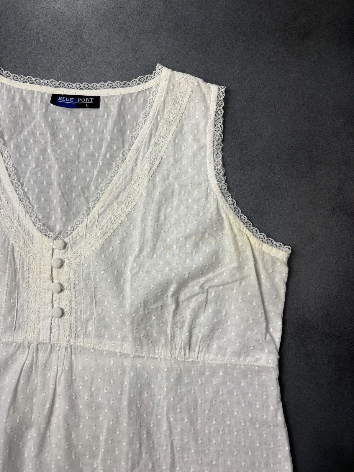 Vintage Y2K Vintage Slip Dress Negligée Babydoll Nightgown Chemise Size L / US 10 / IT 46 - 4 Thumbnail