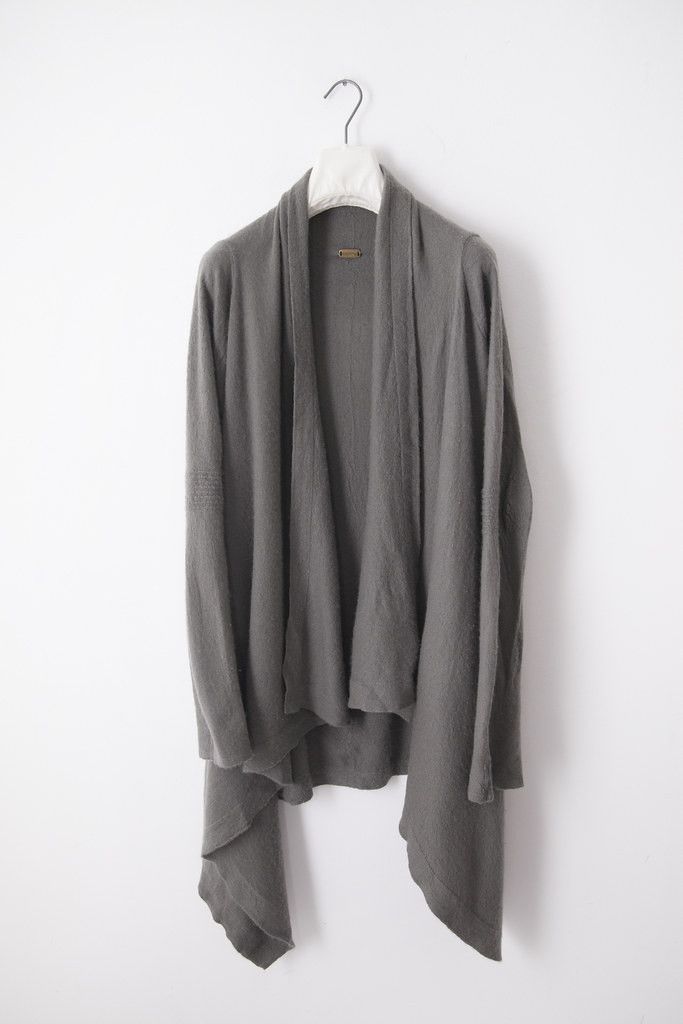 Rick Owens HUN boiled cashmere biker cardigan Size M / US 6-8 / IT 42-44 - 1 Thumbnail