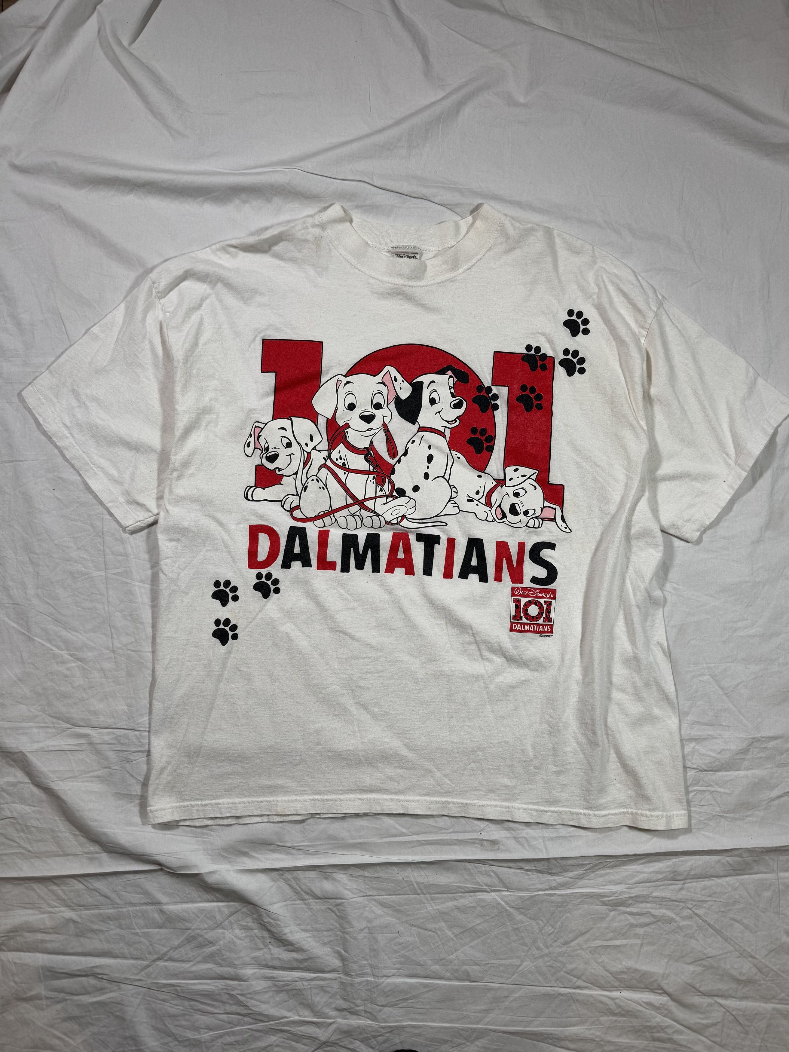 Vintage 90s Disney 101 Dalmatians Movie Tee Single Stitch