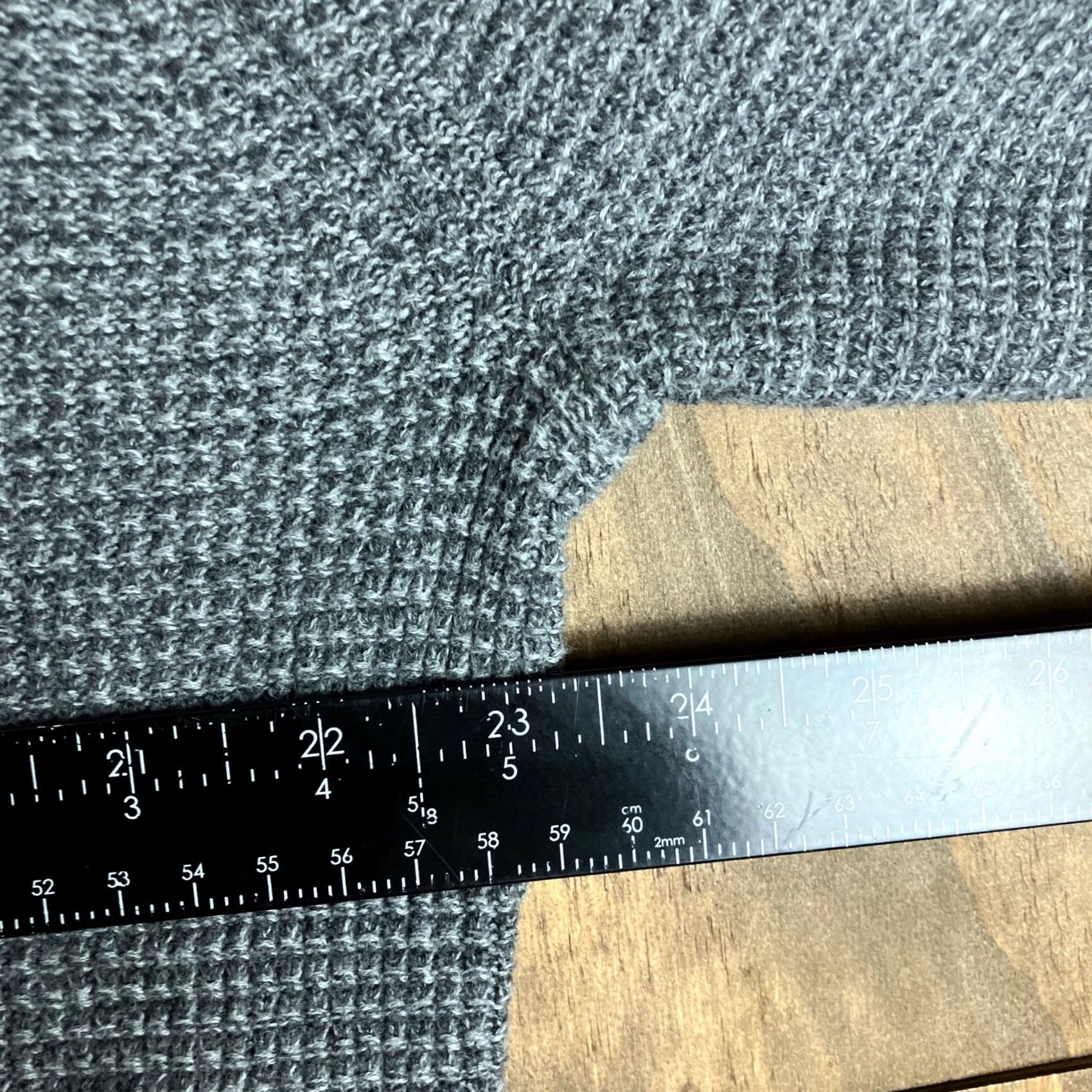 Vintage St. John's Bay Mens Sweater Gray Pullover Henley Outdoors 100% Cotton 2XL Knitted Tight-Knit Wool? Size US XXL / EU 58 / 5 - 7 Thumbnail