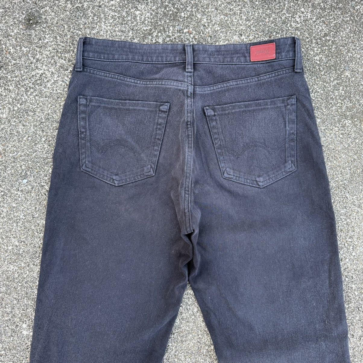 Edwin VINTAGE EDWIN JERSEY DENIM BLACK JEAN PANTS Size US 31 - 8 Thumbnail