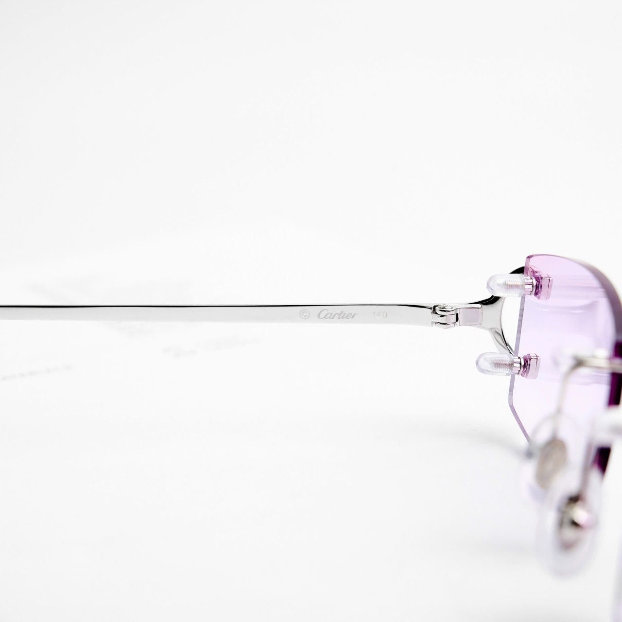 Cartier CARTIER CT0092O 002 TWILIGHT MAUVE SUNGLASSES Size ONE SIZE - 4 Thumbnail