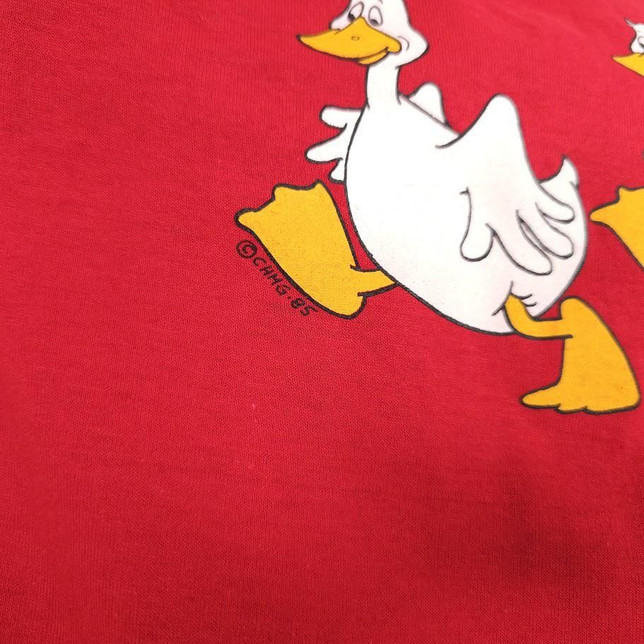 Vintage Vintage Cartoon Ducks T Shirt Mens Size Medium Red 80s Size US M / EU 48-50 / 2 - 3 Thumbnail