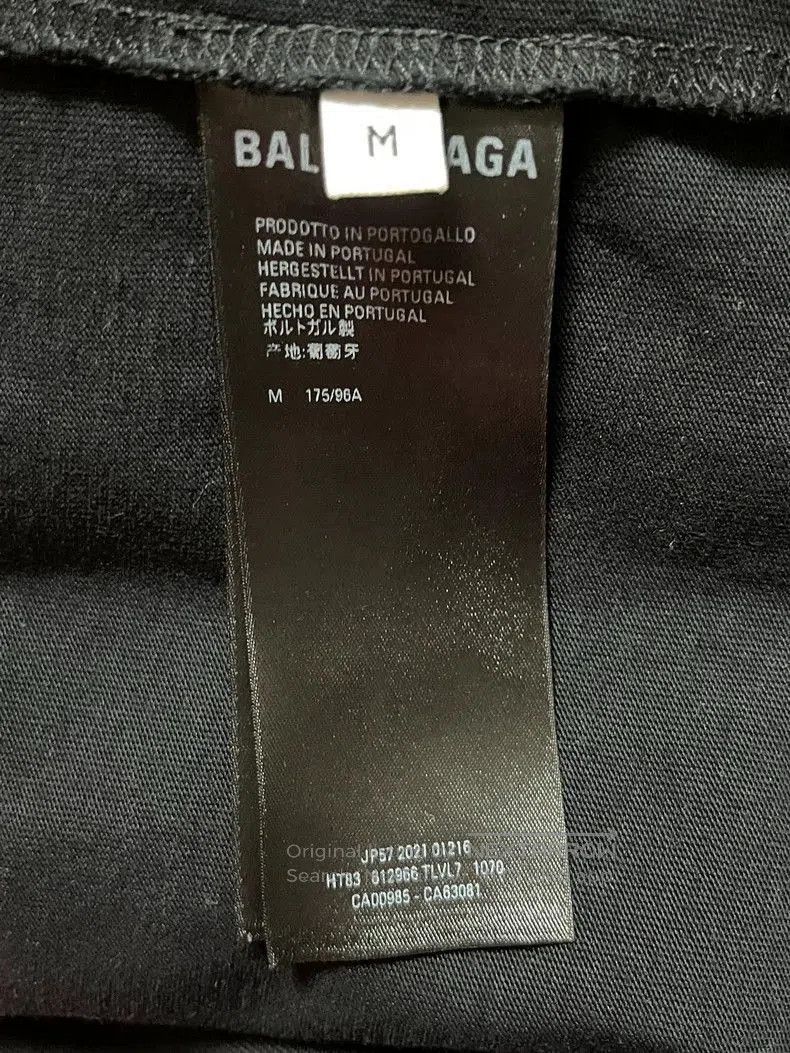 Balenciaga Balenciaga Paris Logo Black Short Sleeve. Size US M / EU 48-50 / 2 - 8 Thumbnail