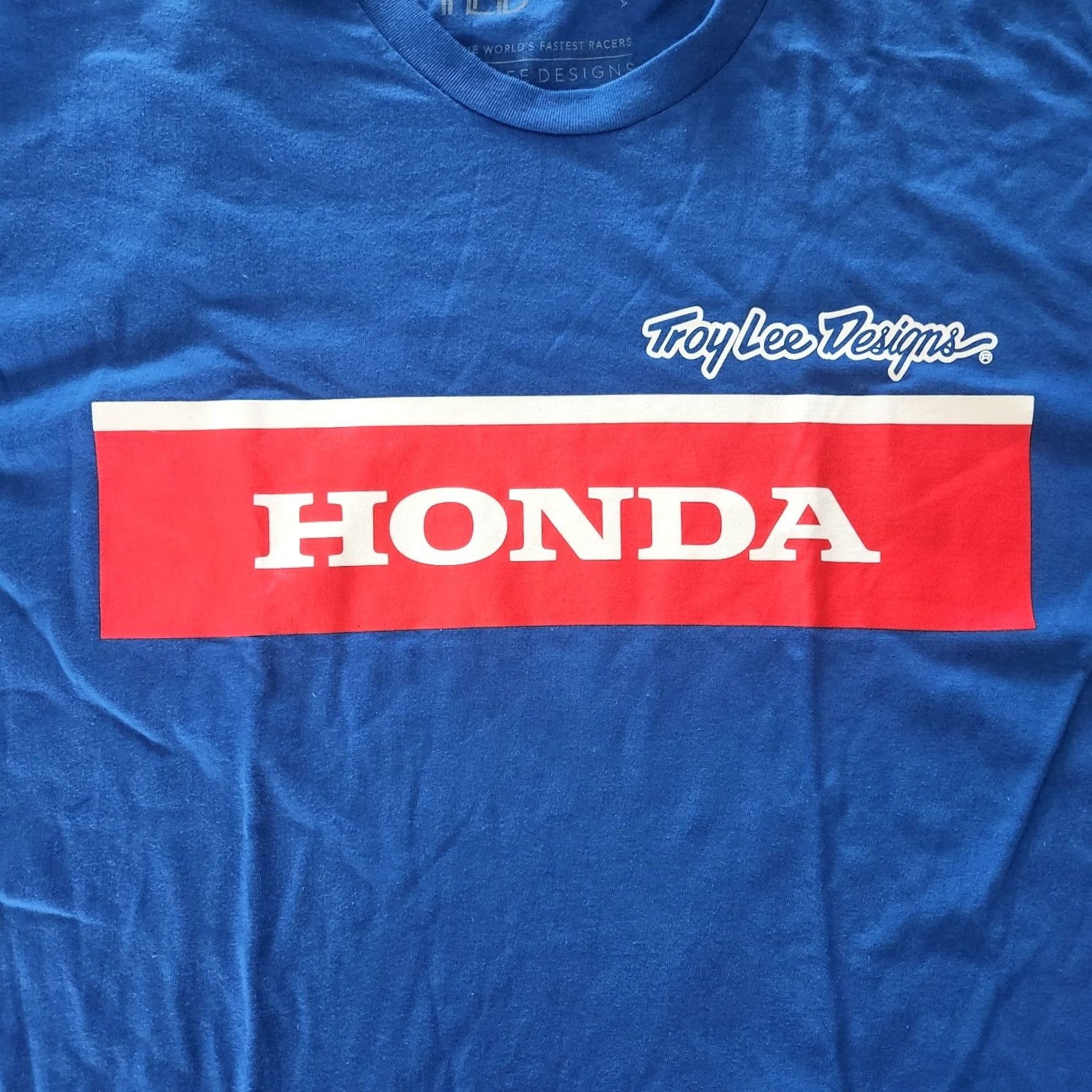 Vintage Troy Lee Designs Honda T Shirt Tee Mens 2XL XXL BLUE NEW W/ TAGS Size US XXL / EU 58 / 5 - 3 Thumbnail