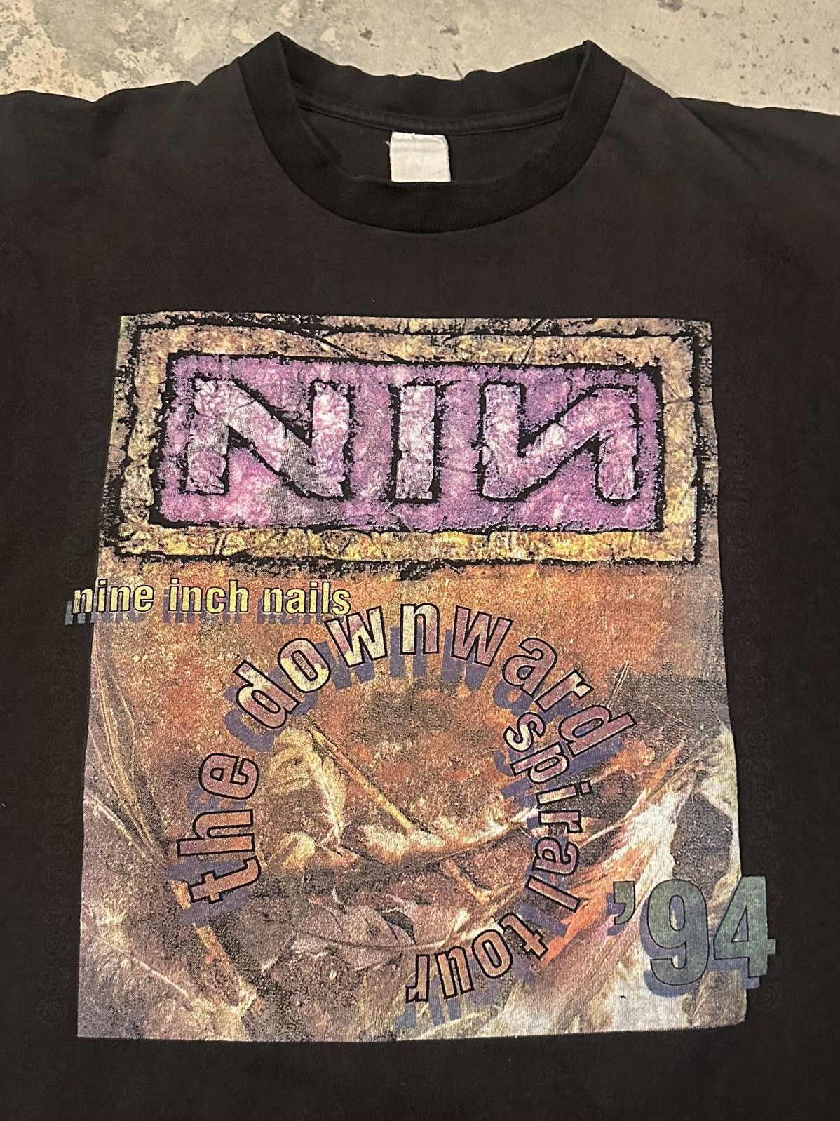 Band Tees Vintage 1994 Nine Inch Nails Outside Tour T Shirt XL Rare Size US XL / EU 56 / 4 - 3 Thumbnail