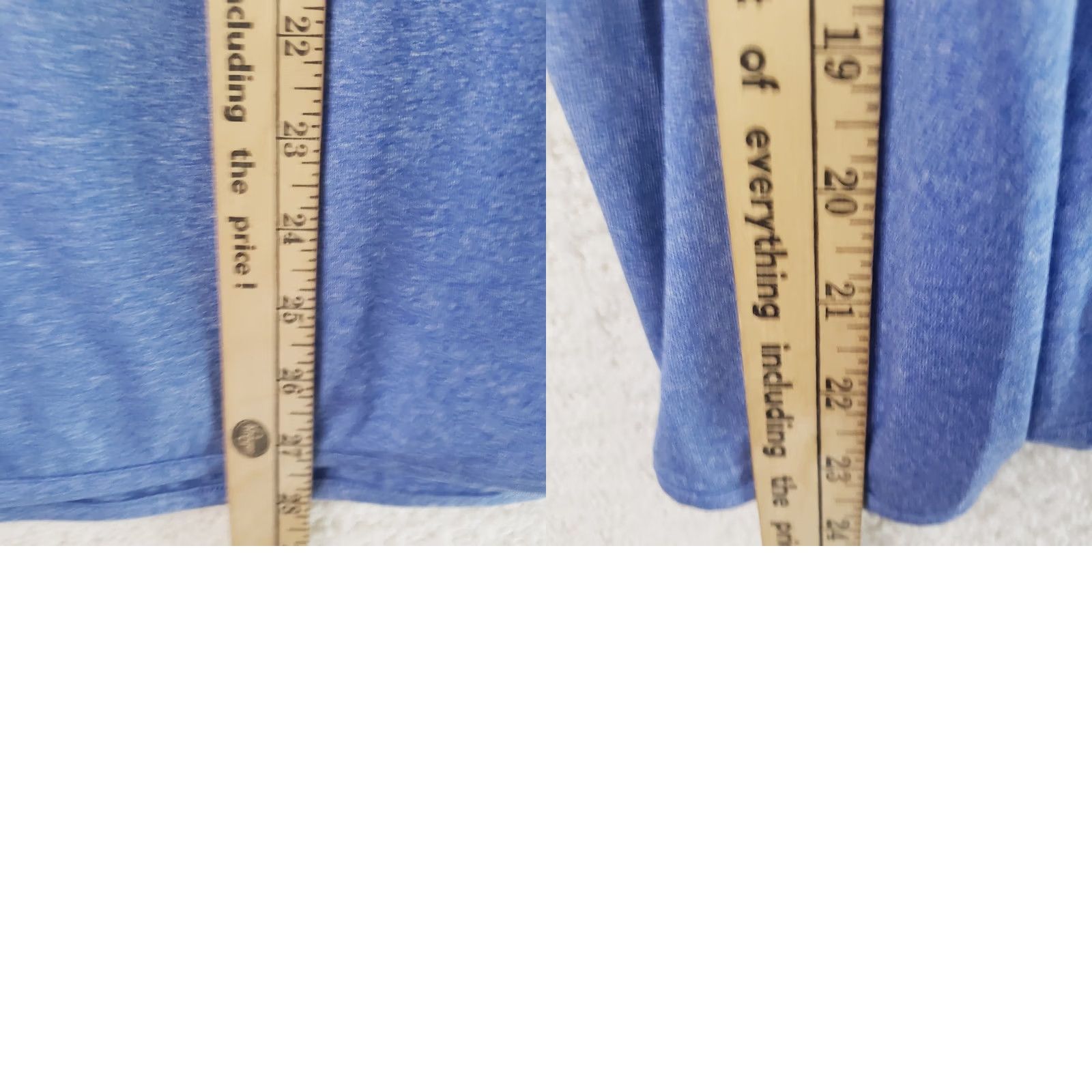 Vintage Sport-Tek Women's XL Jacket Dataw Yacht Club 1/4 Zip Heathered Blue Thumbhole Activewear Shirt Womens Regular Fit Level: Adult Size L / US 10 / IT 46 - 10 Thumbnail