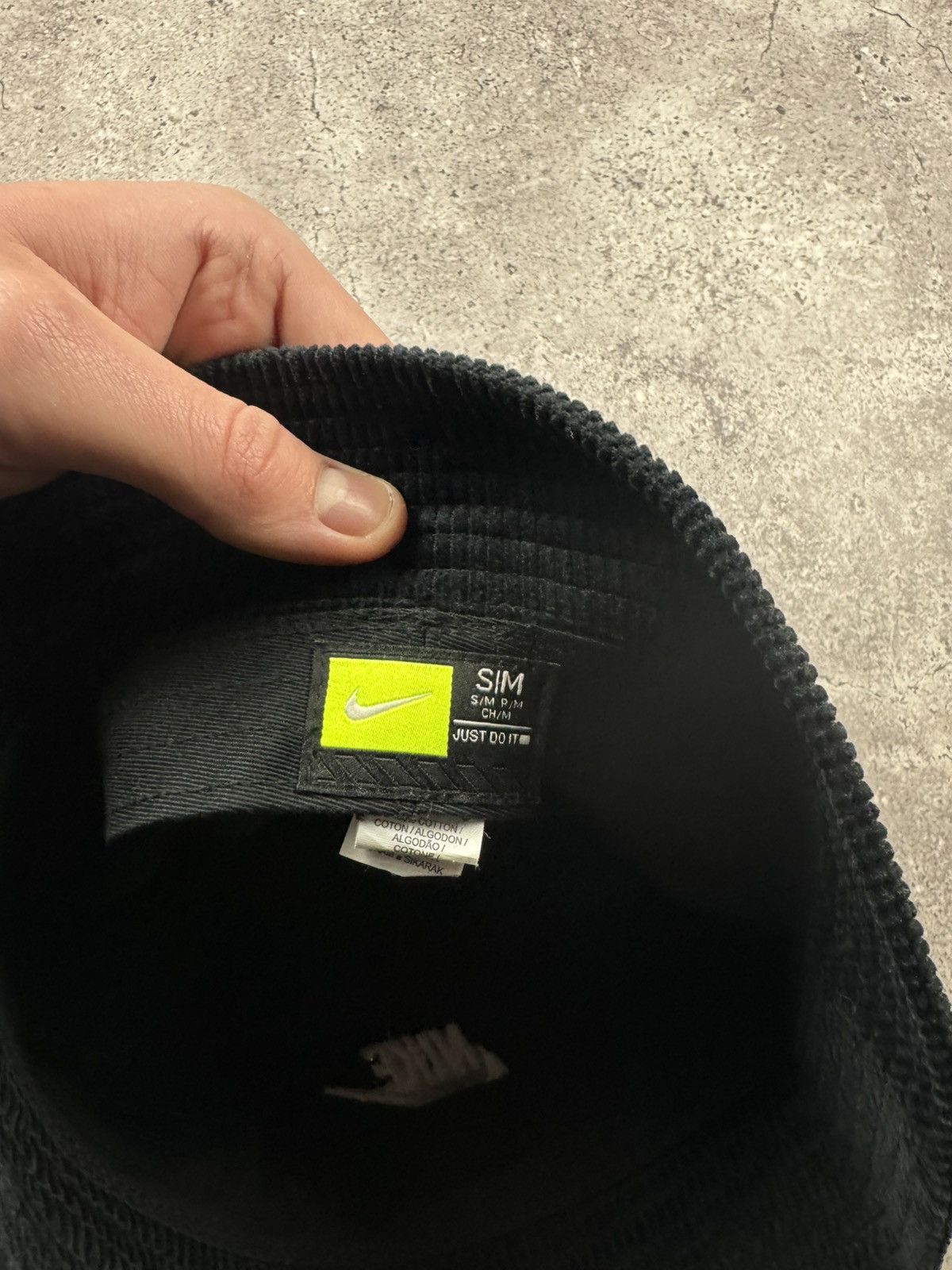 Nike Vintage Nike Bucket Hat Panama Corduroy Streetwear Cap Y2K Size ONE SIZE - 7 Thumbnail
