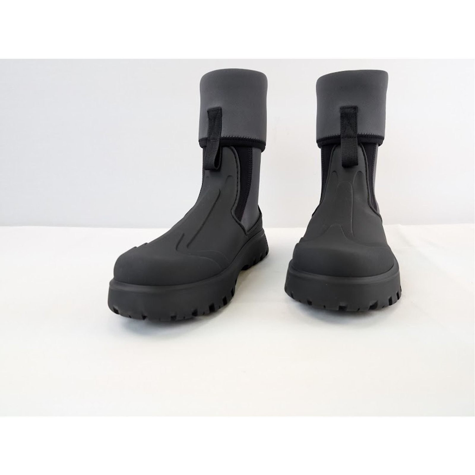 Dior o1rshd1 Leather Neoprene Garden Boots in Black / Grey Size US 11 / EU 44 - 7 Thumbnail