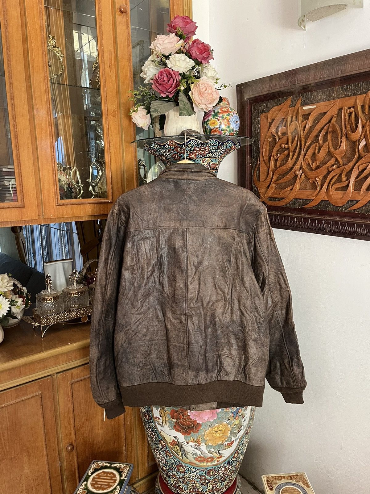 Hunt Club Vintage Hunt Club Boomber Leather Jacket Size US S / EU 44-46 / 1 - 13 Thumbnail