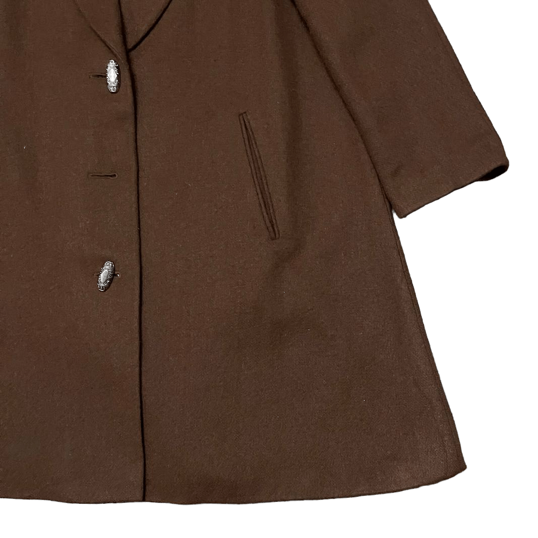 Adolfo Dominguez Adolfo Dominguez Wool Long Coat Size L / US 10 / IT 46 - 4 Thumbnail