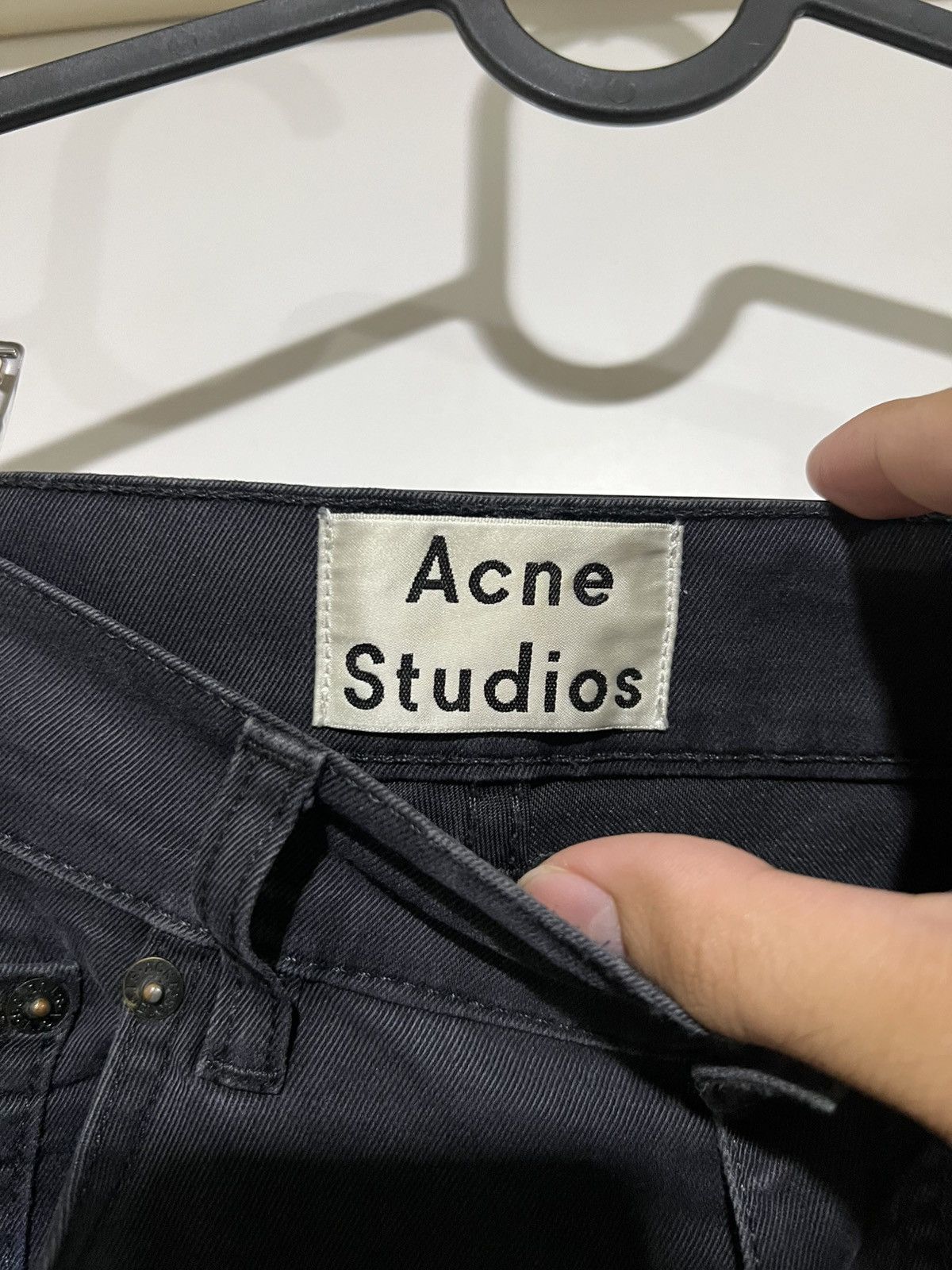 Acne Studios Faded Acne Studios Ace Ups Black Jeans Size US 31 - 6 Thumbnail