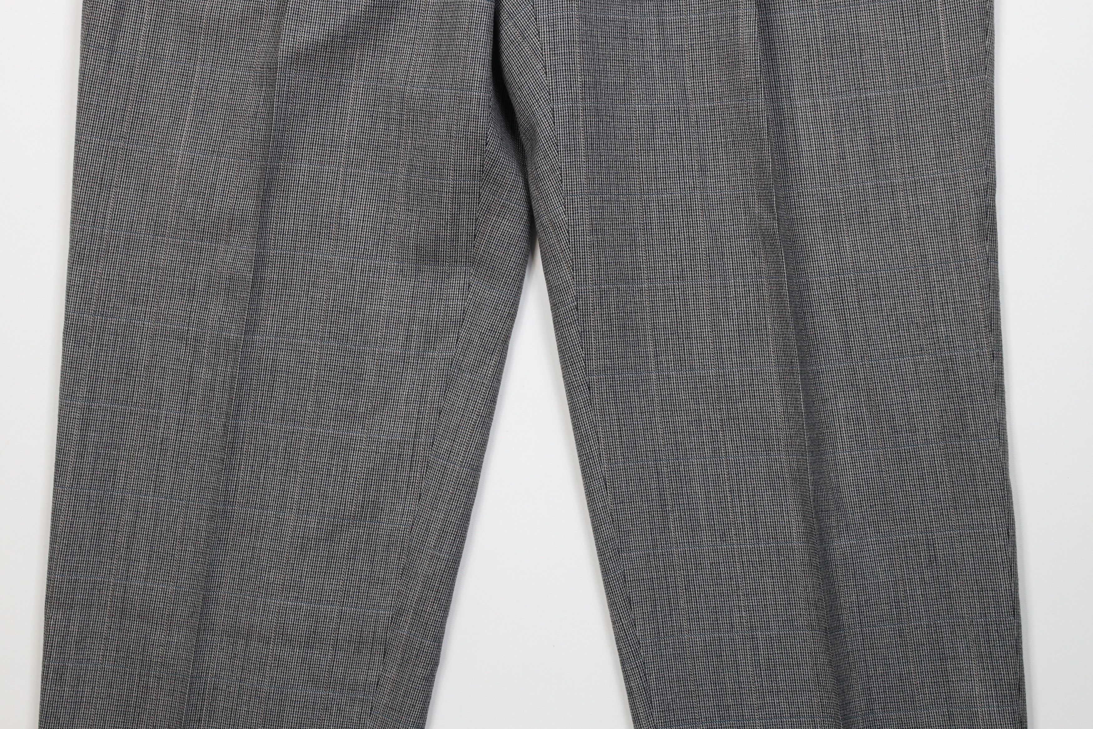 Vintage Vintage 70s Streetwear Wide Leg Chino Pants Houndstooth USA Size US 36 / EU 52 - 4 Thumbnail