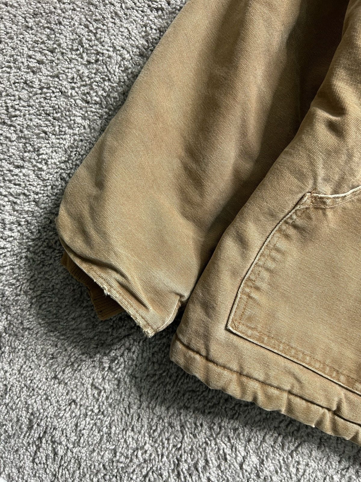 Carhartt Vintage 90s Carhartt Arctic Chore Jacket Camel Quilt Lined Size US L / EU 52-54 / 3 - 4 Thumbnail