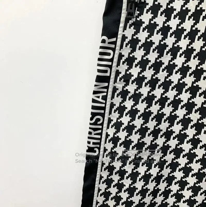 Dior Dior Black Houndstooth Pattern Casual Pants . Size 23" - 4 Thumbnail