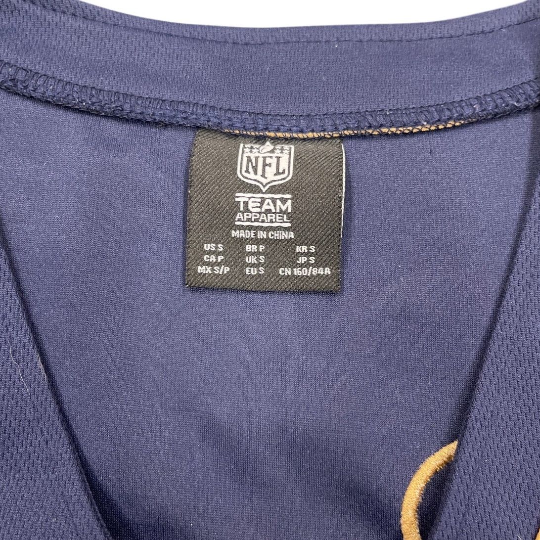 NFL LA Rams Authentic NFL Jersey Blue Gold Small Stitched Logo Size US S / EU 44-46 / 1 - 3 Thumbnail