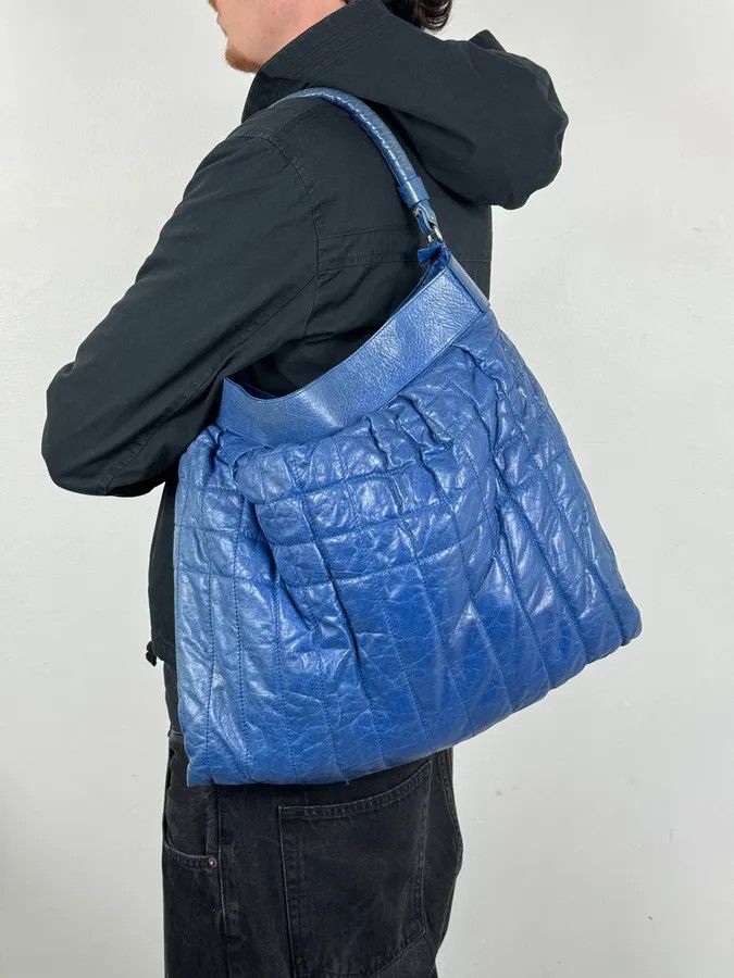 Jil Sander Jil Sander Blue Leather Handle Bag Size ONE SIZE - 3 Thumbnail