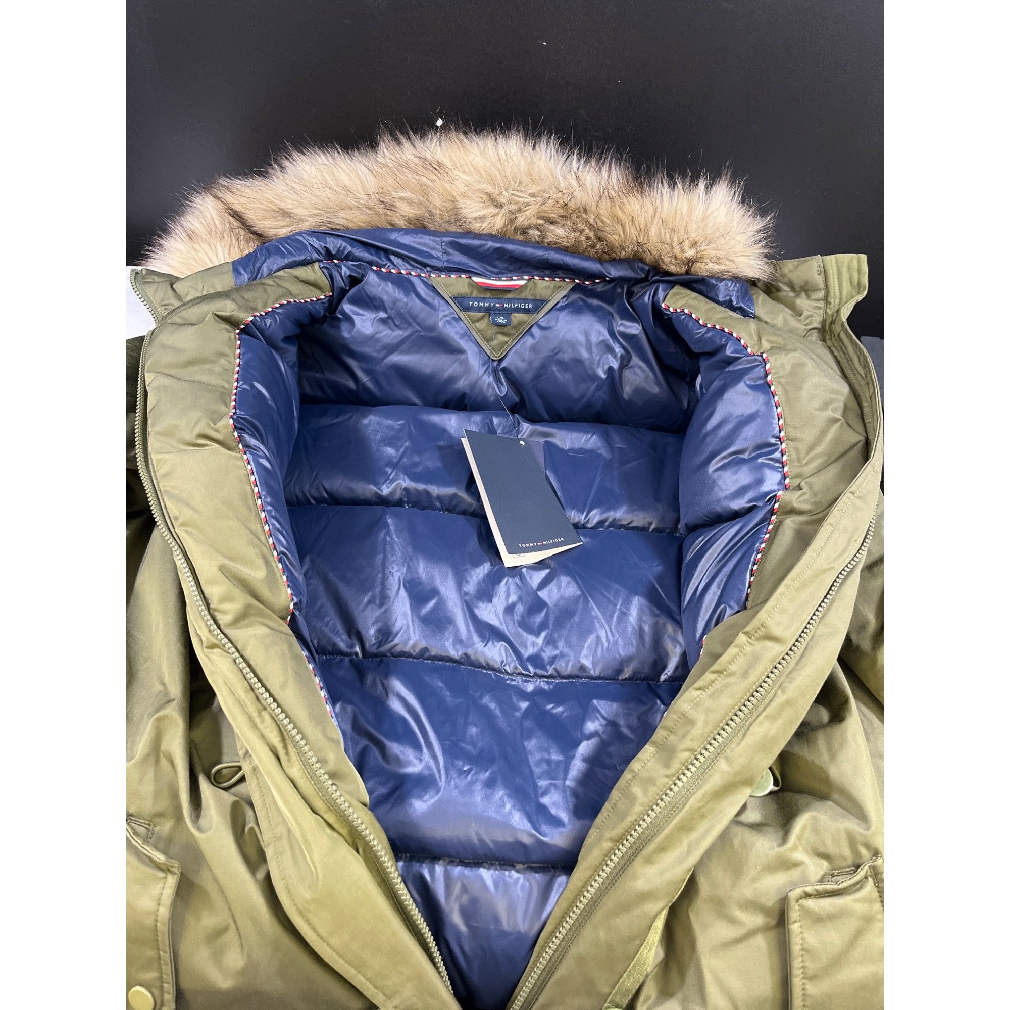 Tommy Hilfiger Tommy Hilfiger Women's Green Winter Puffer Coat Size L SKU 5 Size L / US 10 / IT 46 - 4 Thumbnail