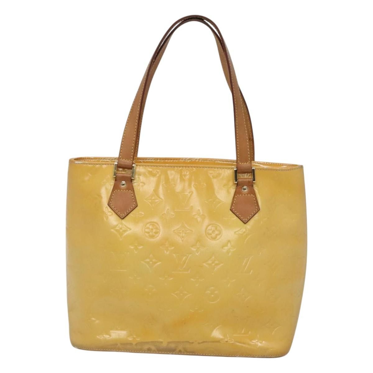 Louis Vuitton LOUIS VUITTON Monogram Vernis Houston Hand Bag Gris M91053 Size ONE SIZE - 2 Thumbnail