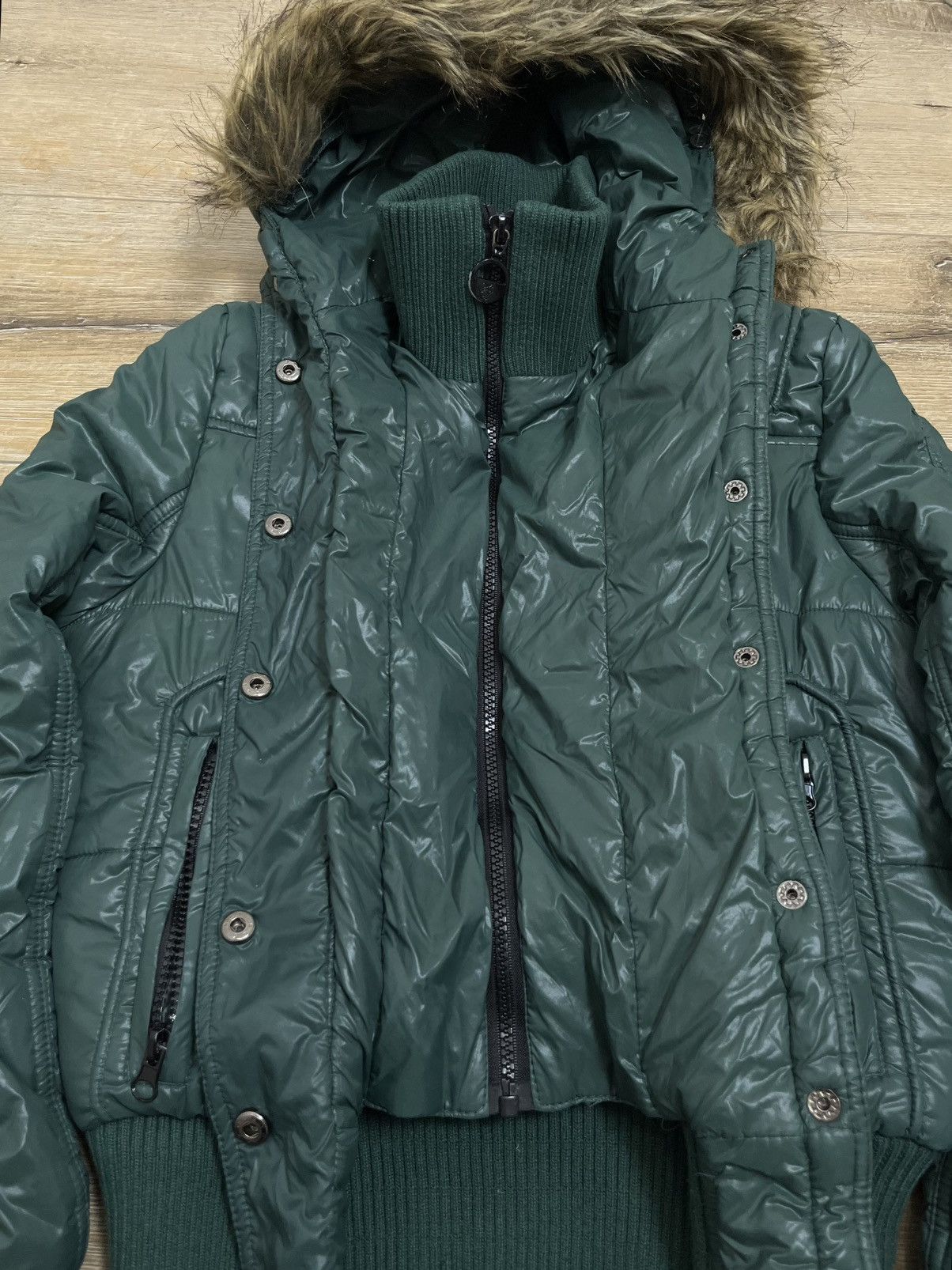 If Six Was Nine If Six Was Nine Style Bomber Jacket Fur Hood 90s Size US S / EU 44-46 / 1 - 12 Thumbnail