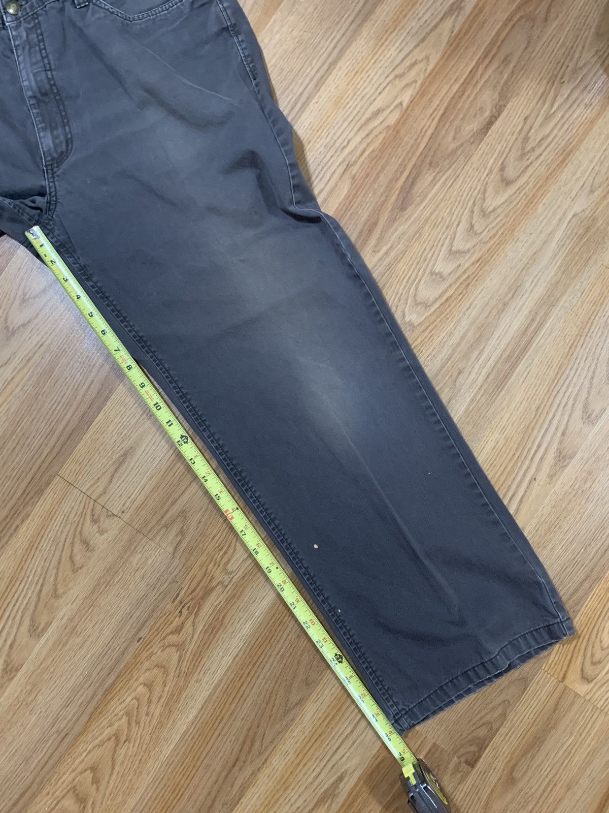 Van Heusen × Vintage 36x29- Van Heusen 5-Pocket Faded Baggy Jean Pants (Grey) Size US 36 / EU 52 - 9 Thumbnail