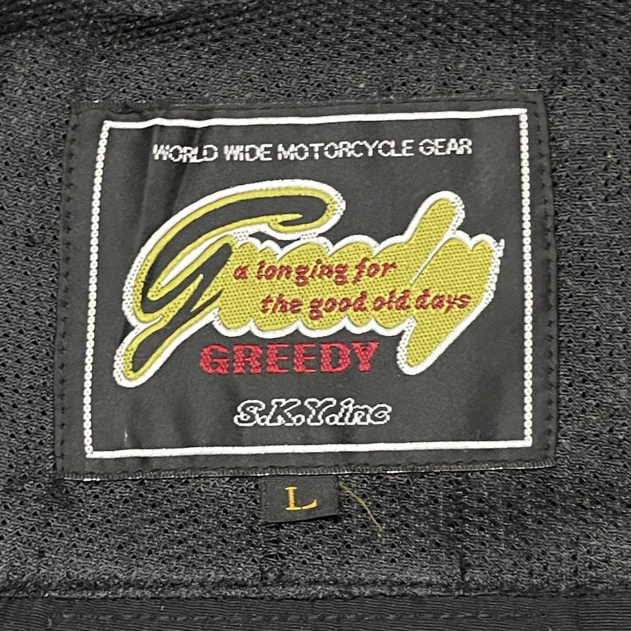 Japanese Brand Vintage Greedy Motorcycle Racing Jacket with Padding Size US L / EU 52-54 / 3 - 10 Thumbnail