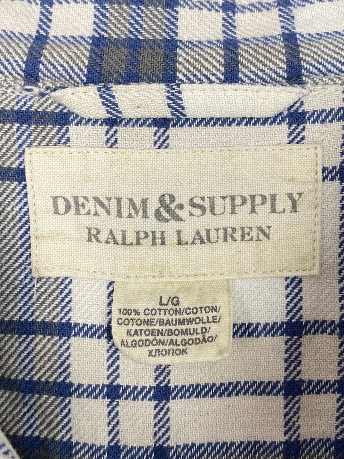 Denim & Supply Ralph Lauren Denim&Supply Checkered Gunner Flannel Button Up Size US L / EU 52-54 / 3 - 8 Thumbnail