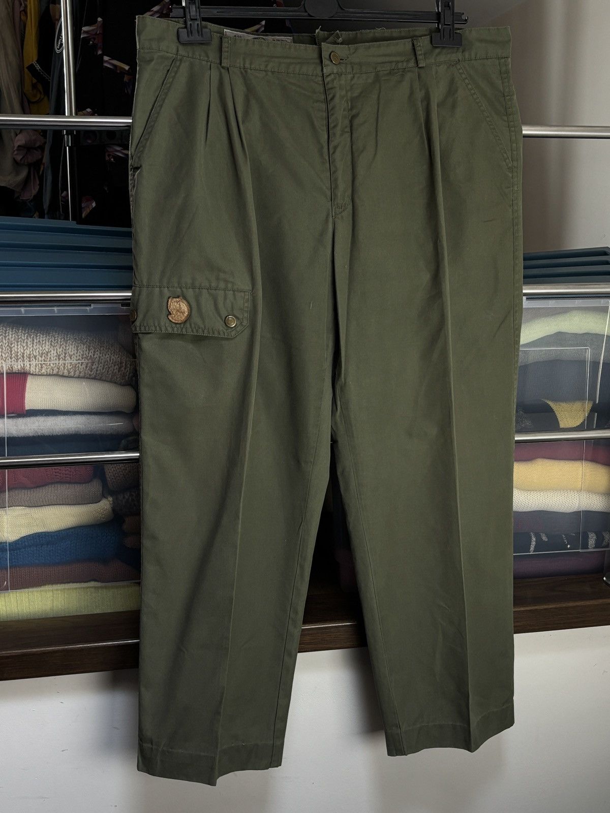 Fjallraven × Vintage Vintage Fjallraven Nordic Trousers Cargo Military Pants Size US 38 / EU 54 - 2 Thumbnail