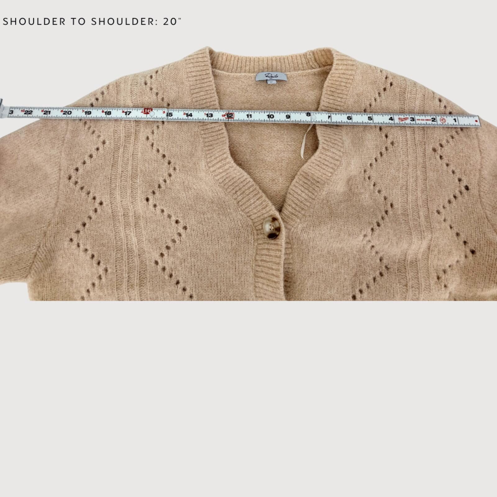 Rails Rails Veronica Alpaca Cardigan Sweater Beige M Size M / US 6-8 / IT 42-44 - 8 Thumbnail