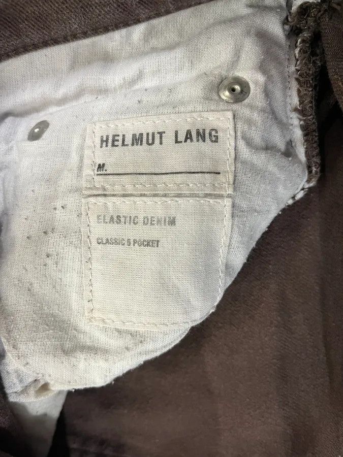 Helmut Lang × Vintage Helmut Lang Brown Classic Faded Pants Size US 32 / EU 48 - 11 Thumbnail