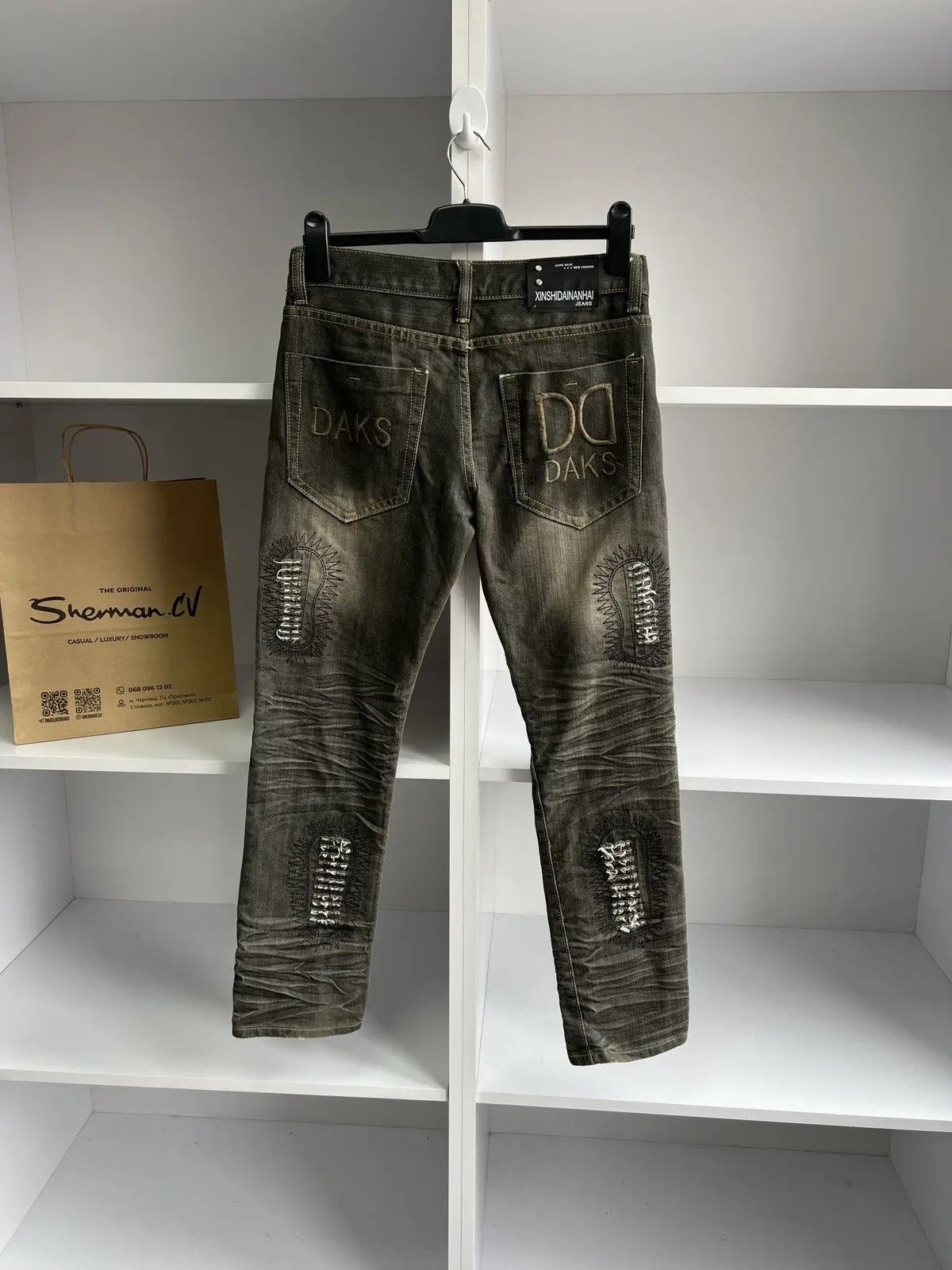 Japanese Brand × Vintage Vintage Japanese Style Archival Embroidered Pants Size US 32 / EU 48 - 9 Thumbnail
