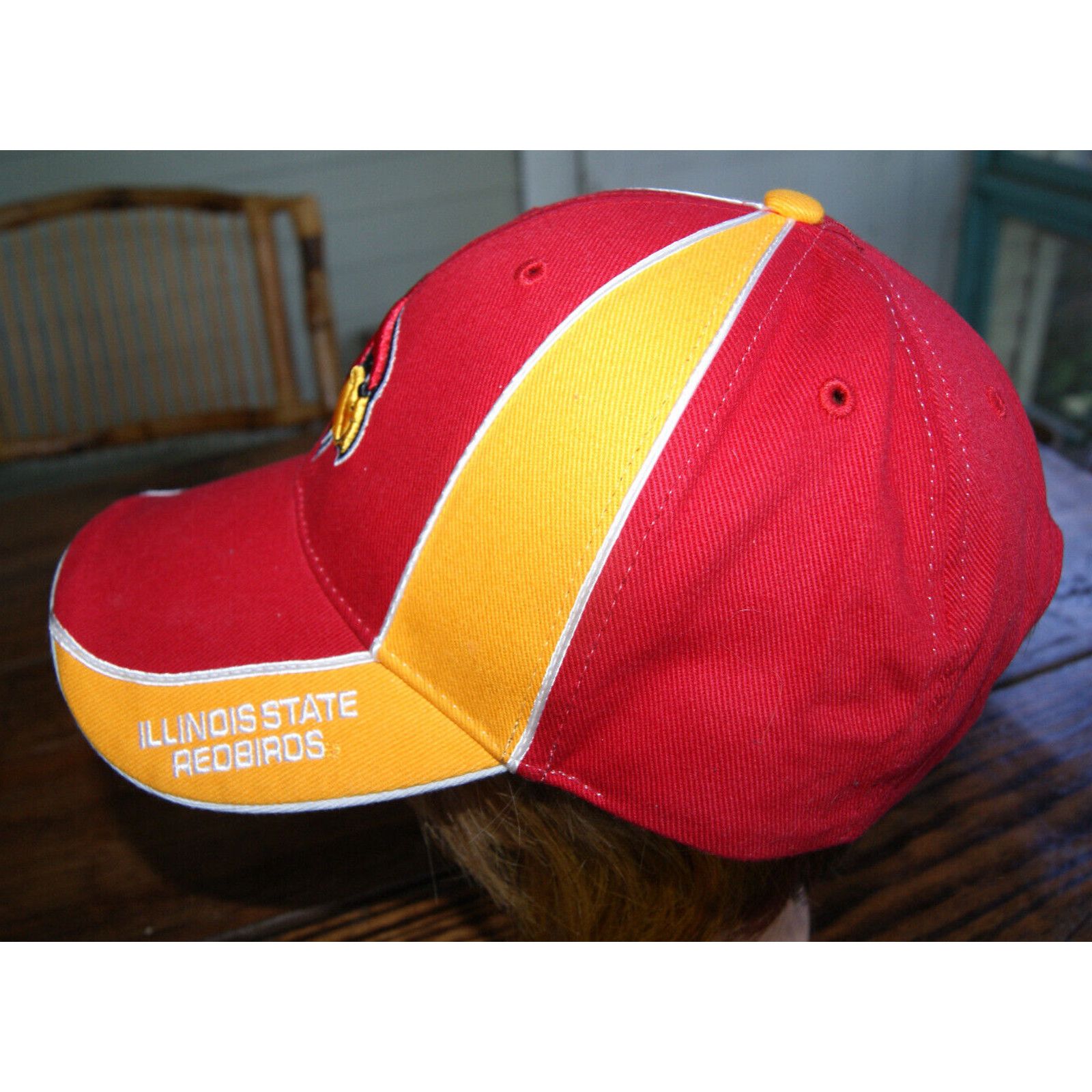 Other ILLINOIS STATE REDBIRDS Red Yellow Hat Cap Fan Favorite NCAA Size ONE SIZE - 3 Thumbnail