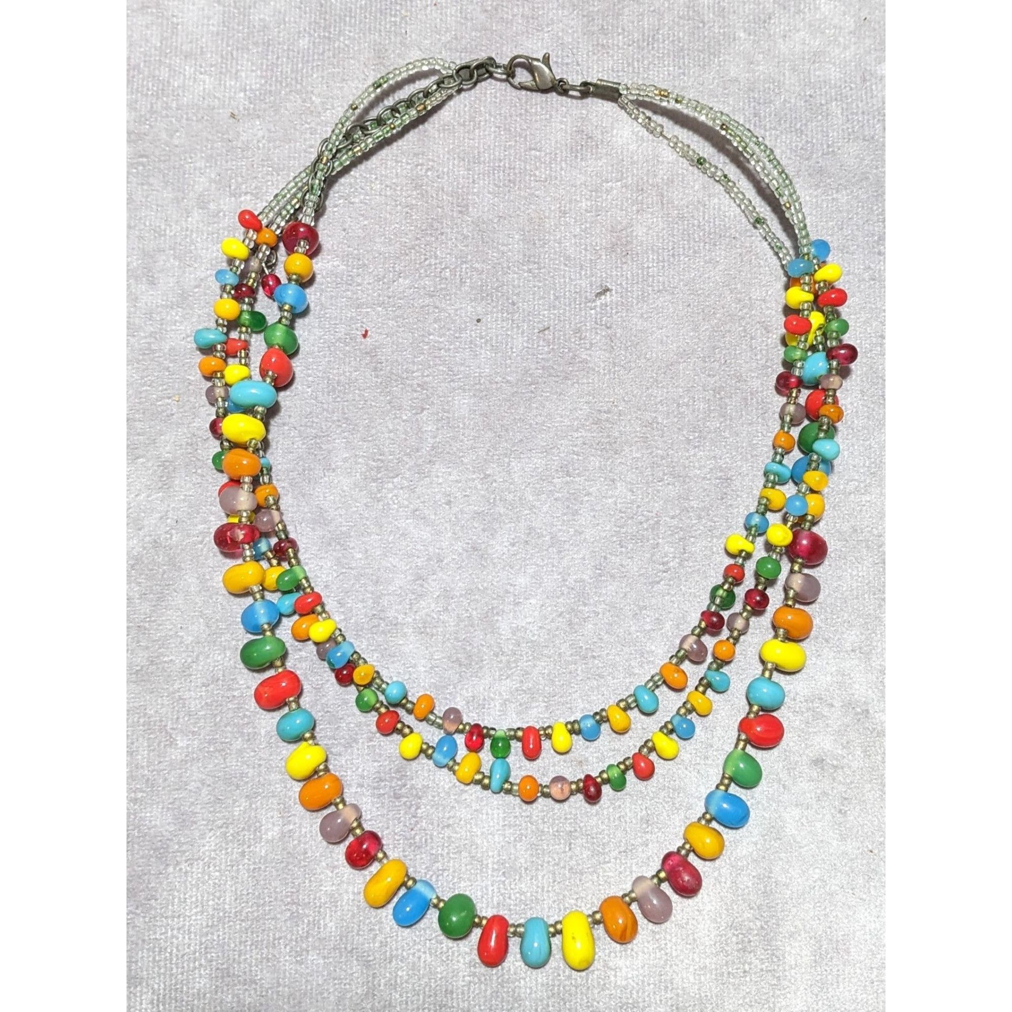 Other Rainbow Glass Candy Necklace Size ONE SIZE - 5 Thumbnail