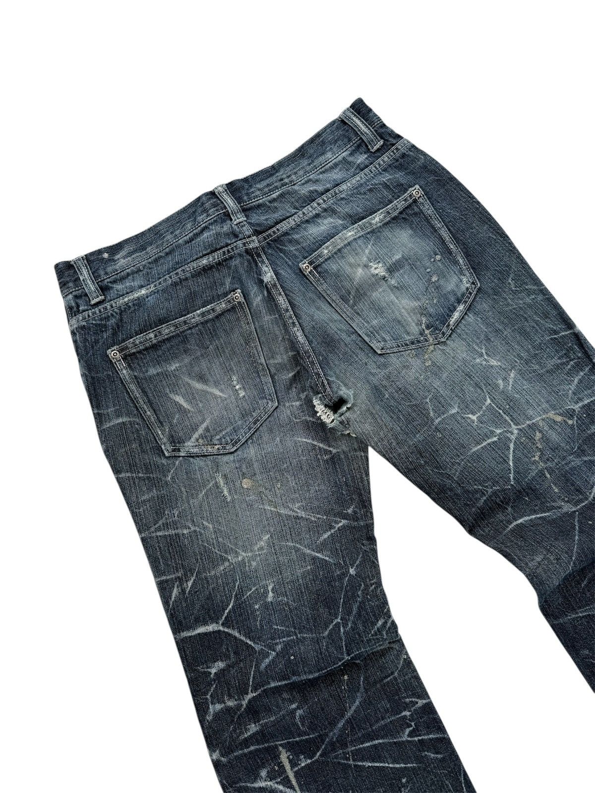 Le Grande Bleu (L.G.B.) NYLAUS BOOTCUT FLARE DISTRESSED STYLE JEANS Size US 32 / EU 48 - 9 Thumbnail