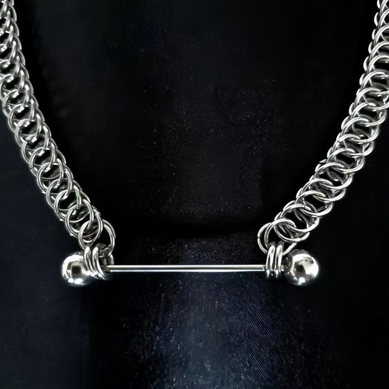 Other Gothic Chain Splicing Geometric Necklace Size ONE SIZE - 2 Thumbnail