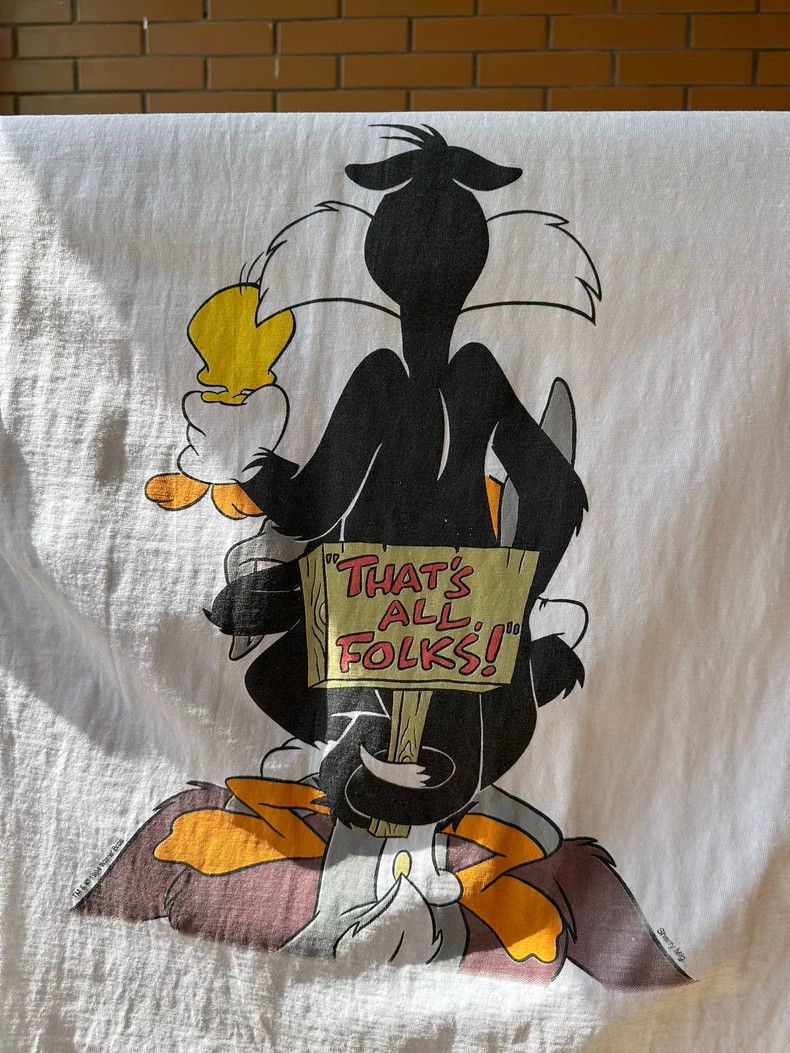 Vintage VintageTee 1994 Warner Bros Cartoon Tweety 2505-Nextarrow Size US L / EU 52-54 / 3 - 6 Thumbnail